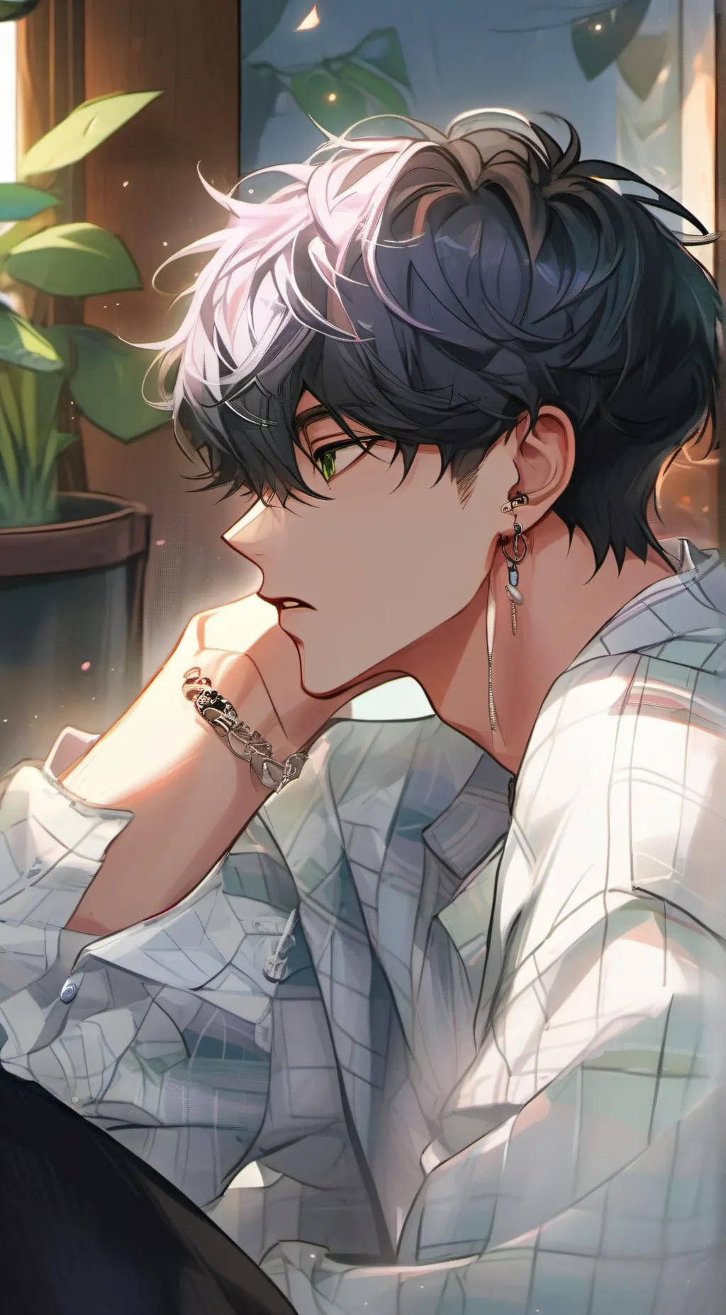 ai character: Seungmin  background