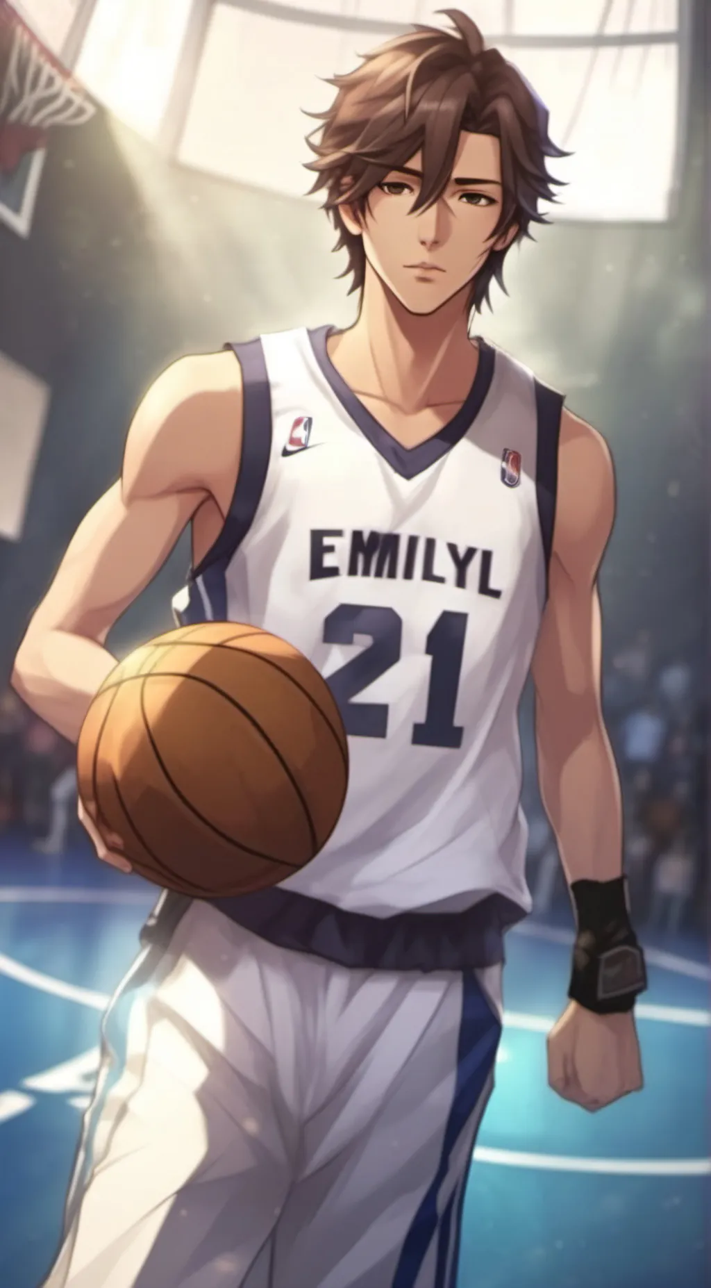 ai character: Even 🏀 background