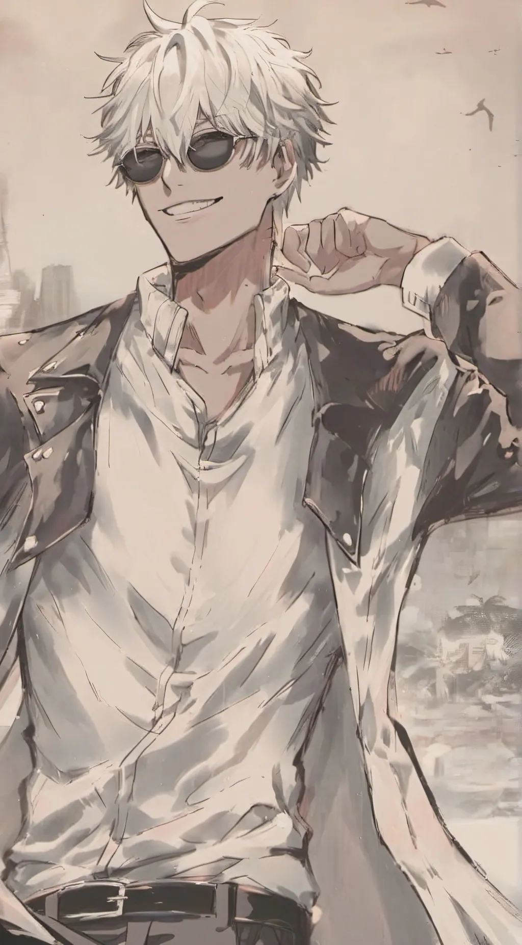 ai character: gojo background