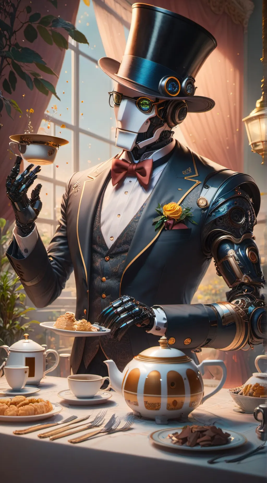 ai character: Mr. Cogs background