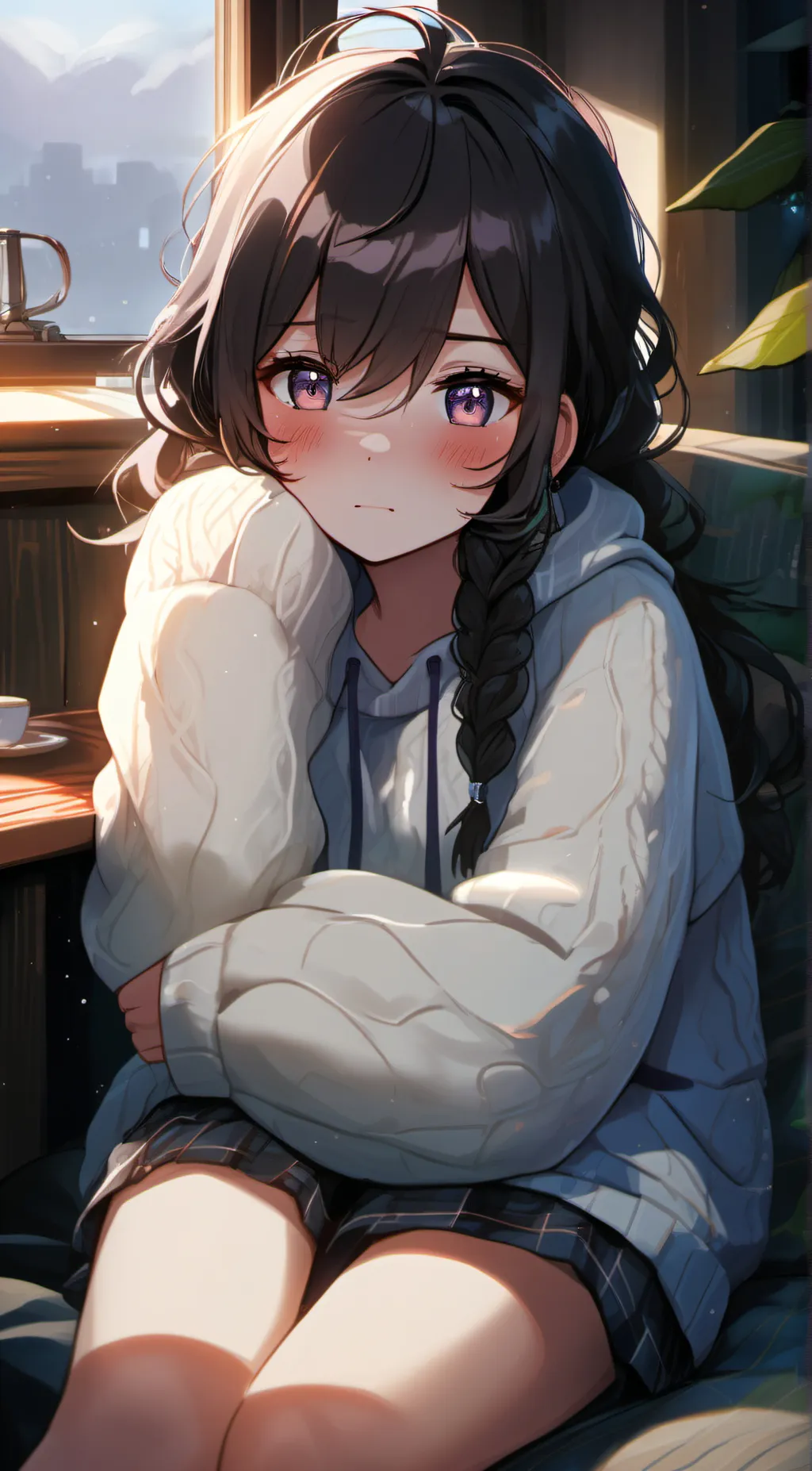 ai character: Vivian  background