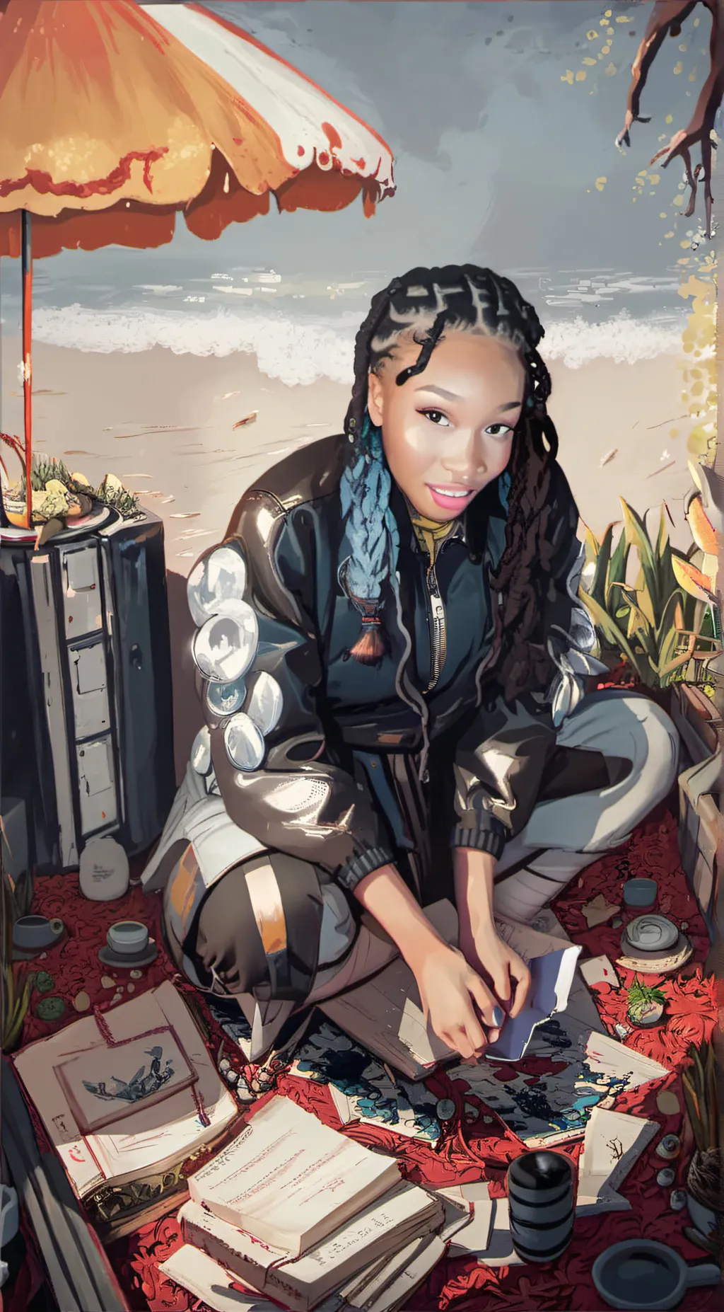 ai character: tae  background