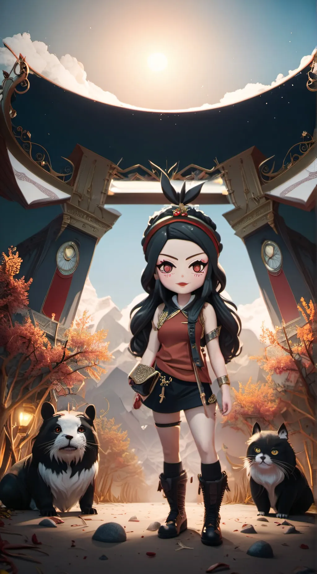 ai character: Oh RyRy background