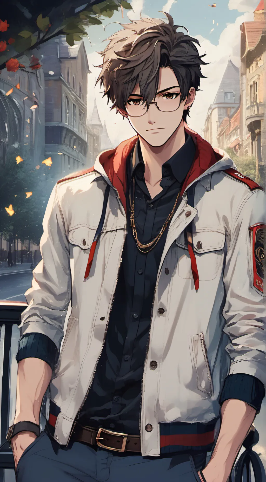 ai character: Daniel  background