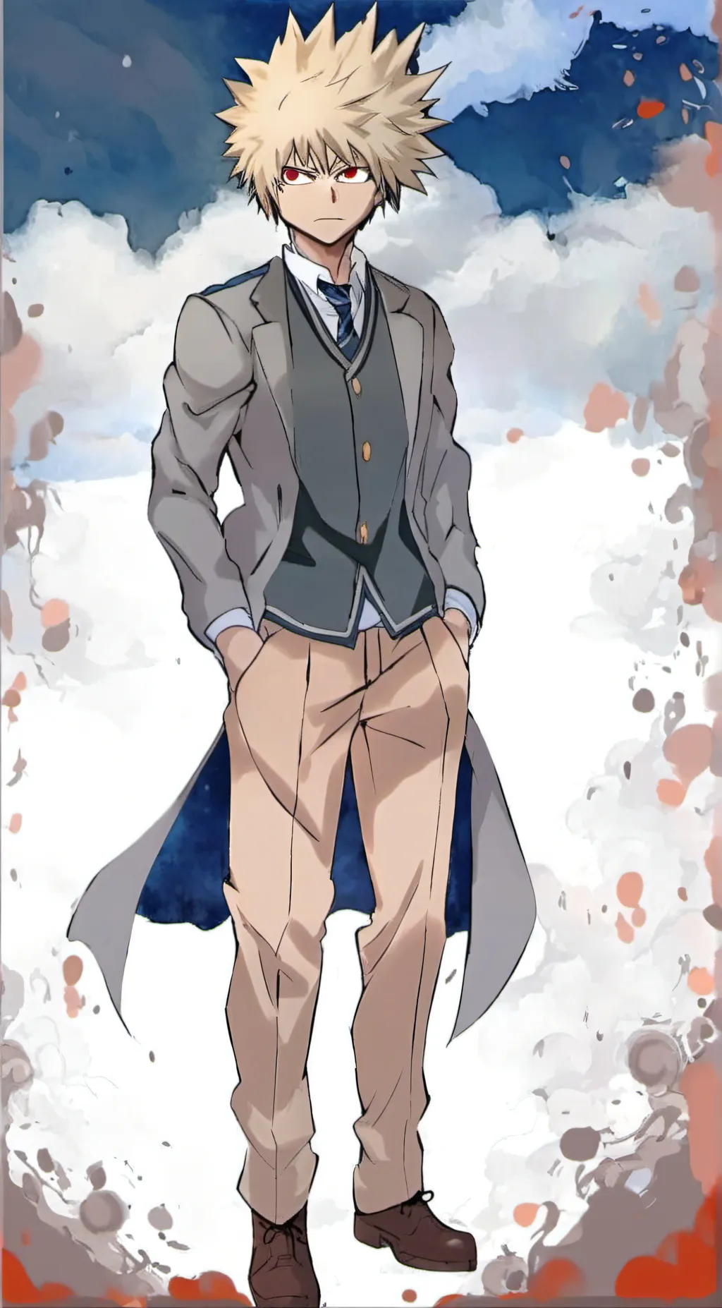 ai character: Bakugo background