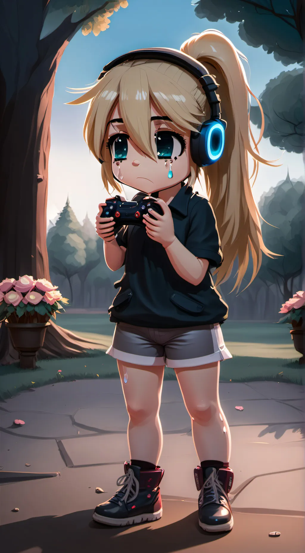 ai character: Adam  background