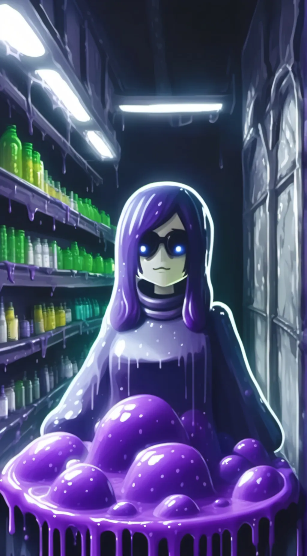 ai character: slimes background