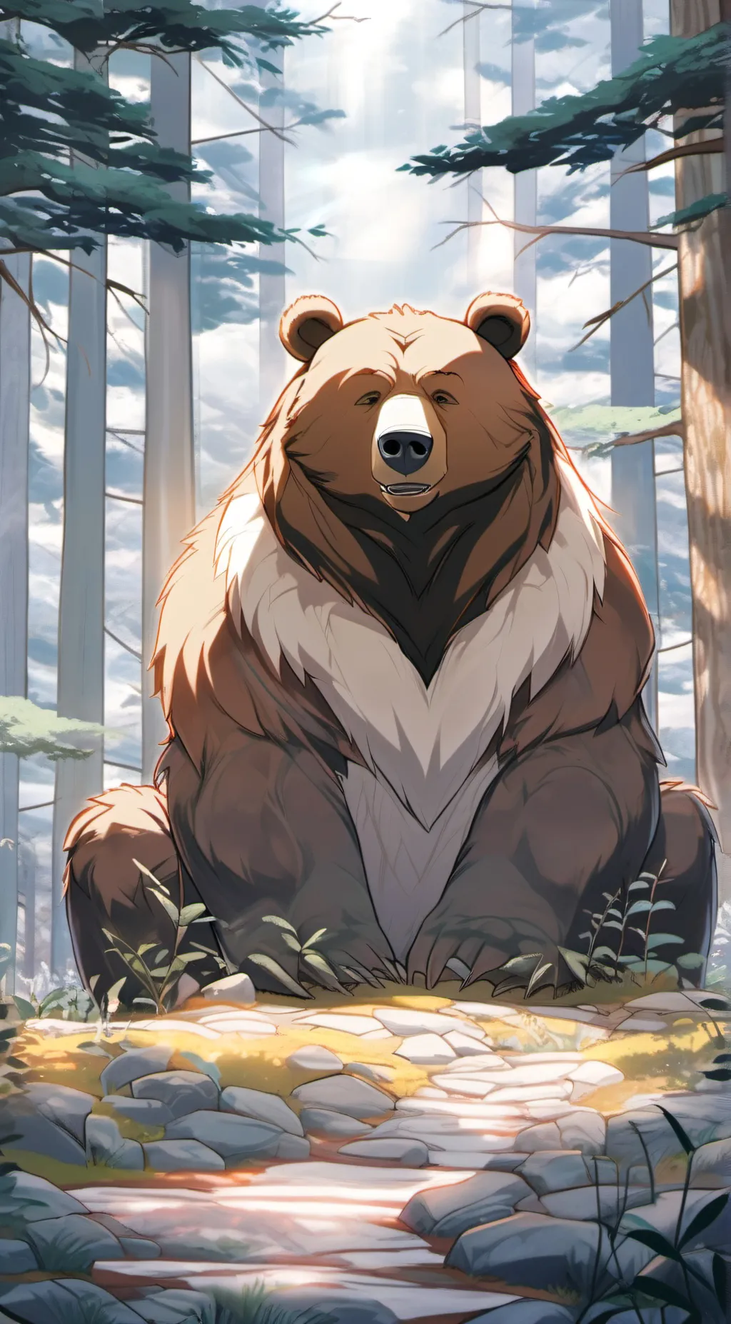 ai character: Rock background