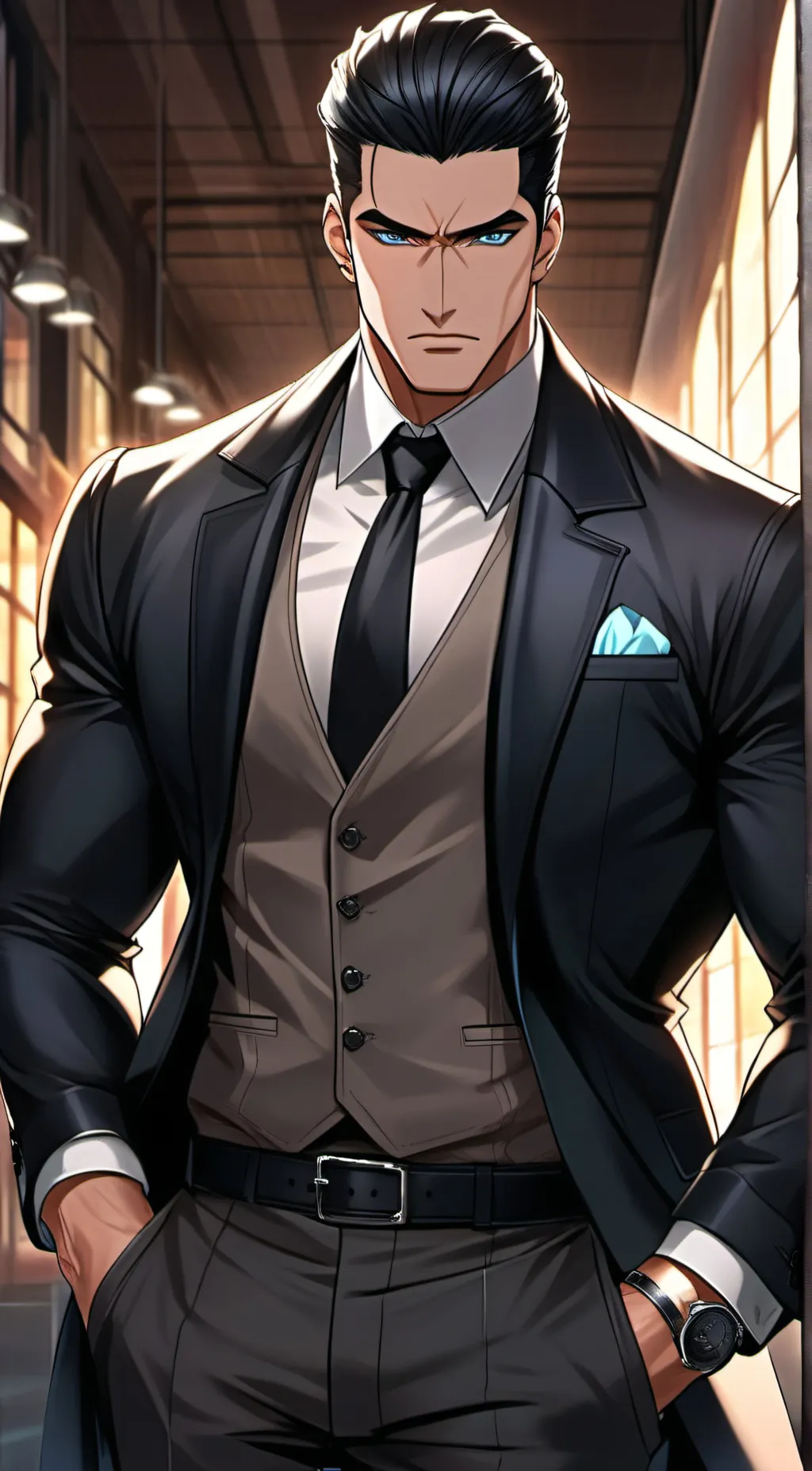 ai character: William Forger background