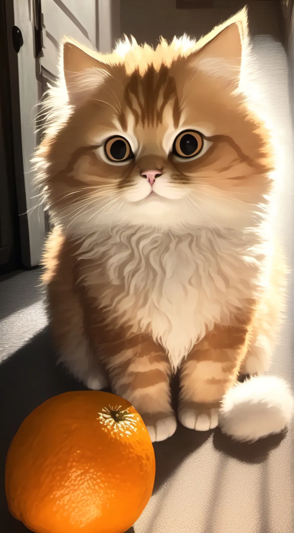 ai character: Ginger background