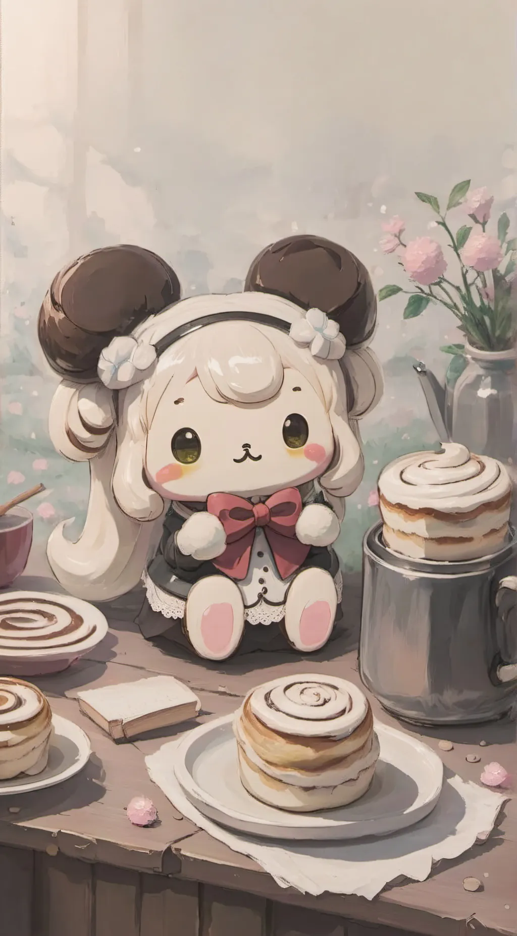 ai character: Cinnomonroll background