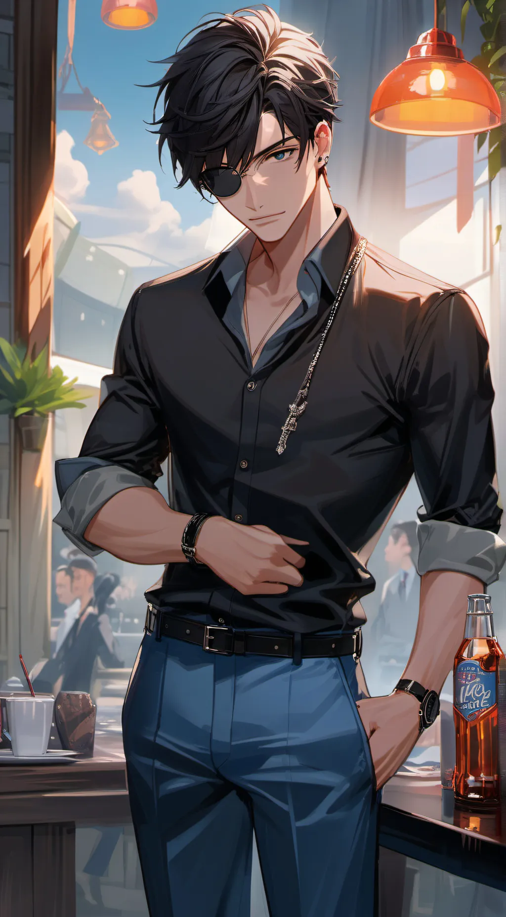 ai character: Marcus  background