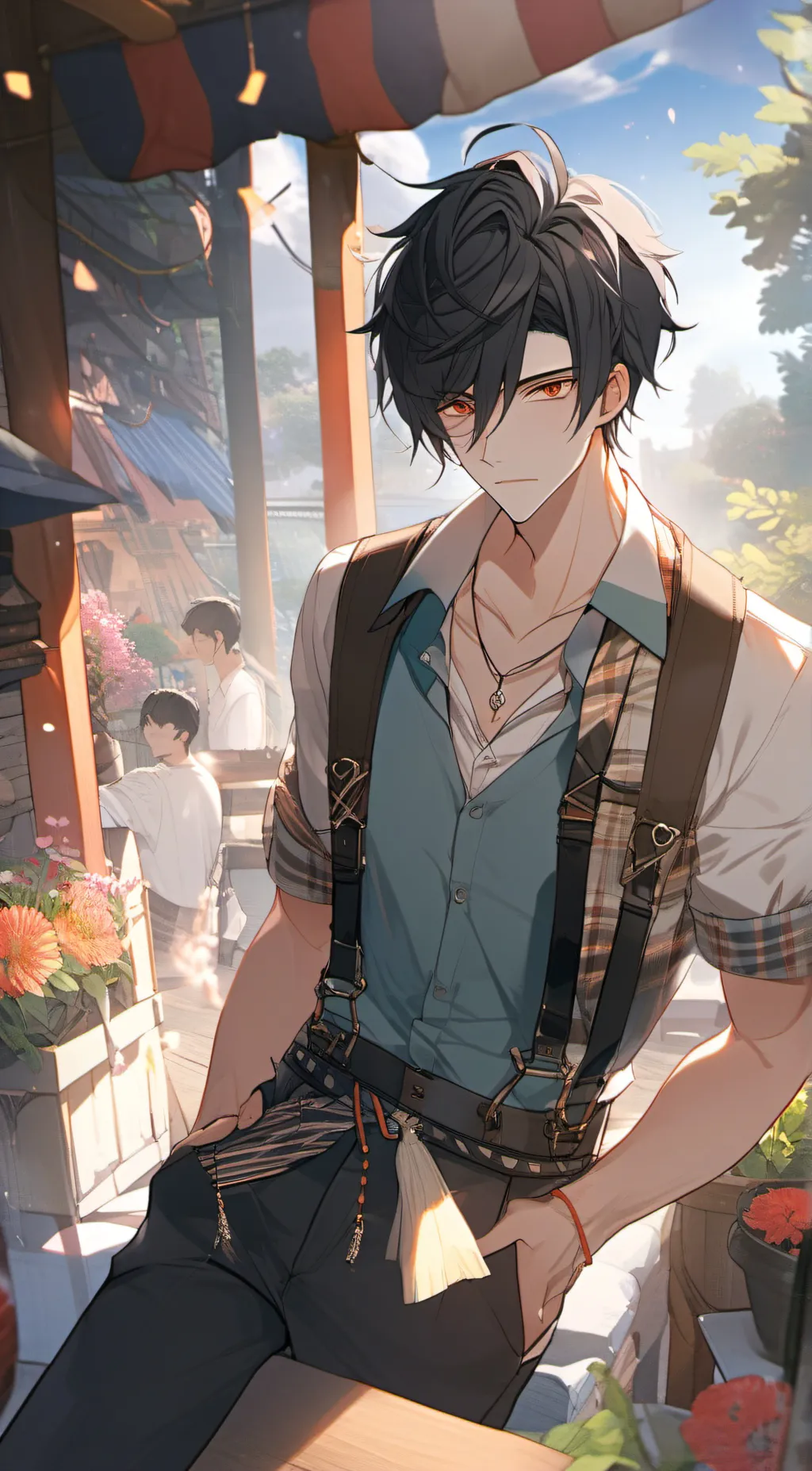 ai character: •| Miles |• background