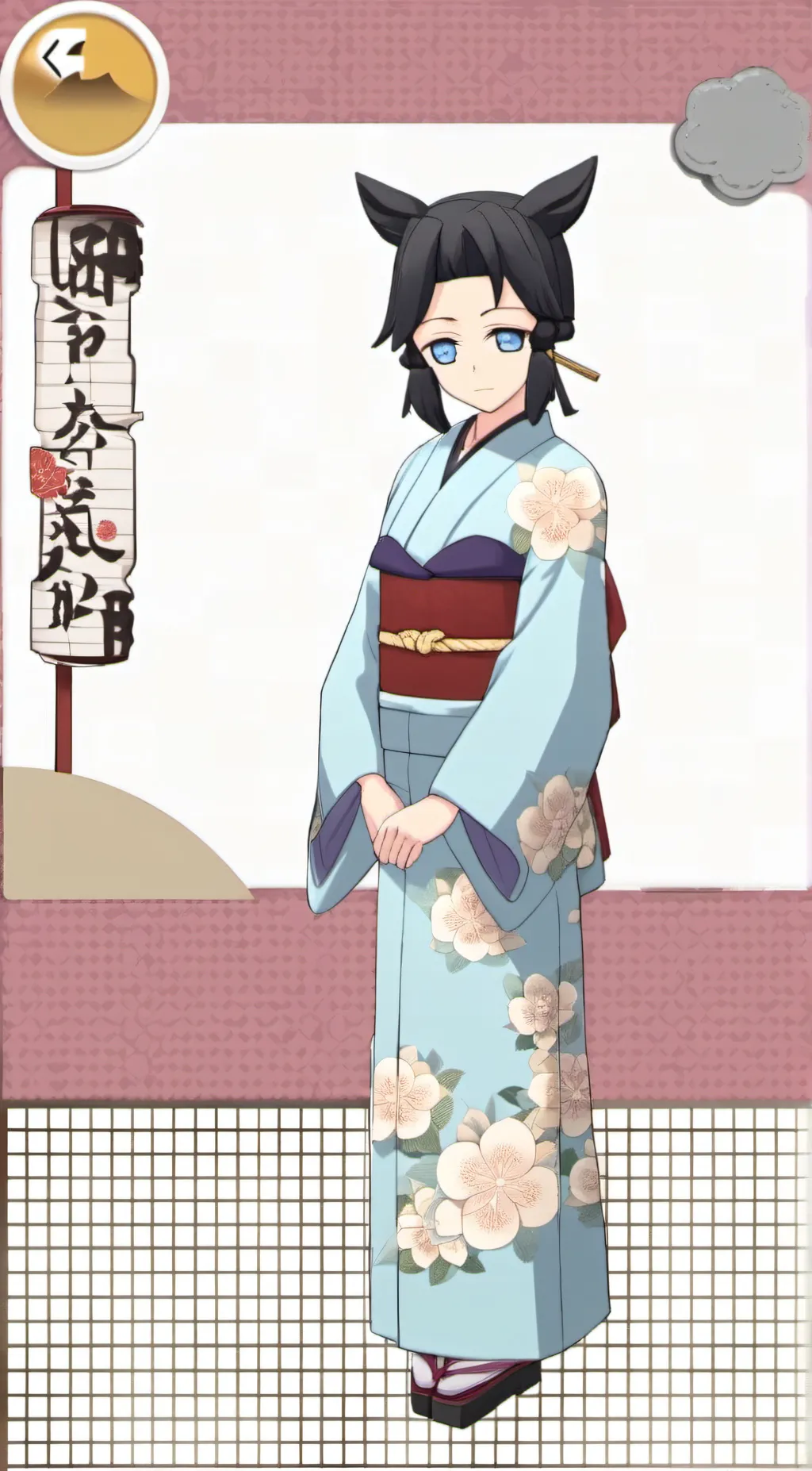 ai character: Makomo background