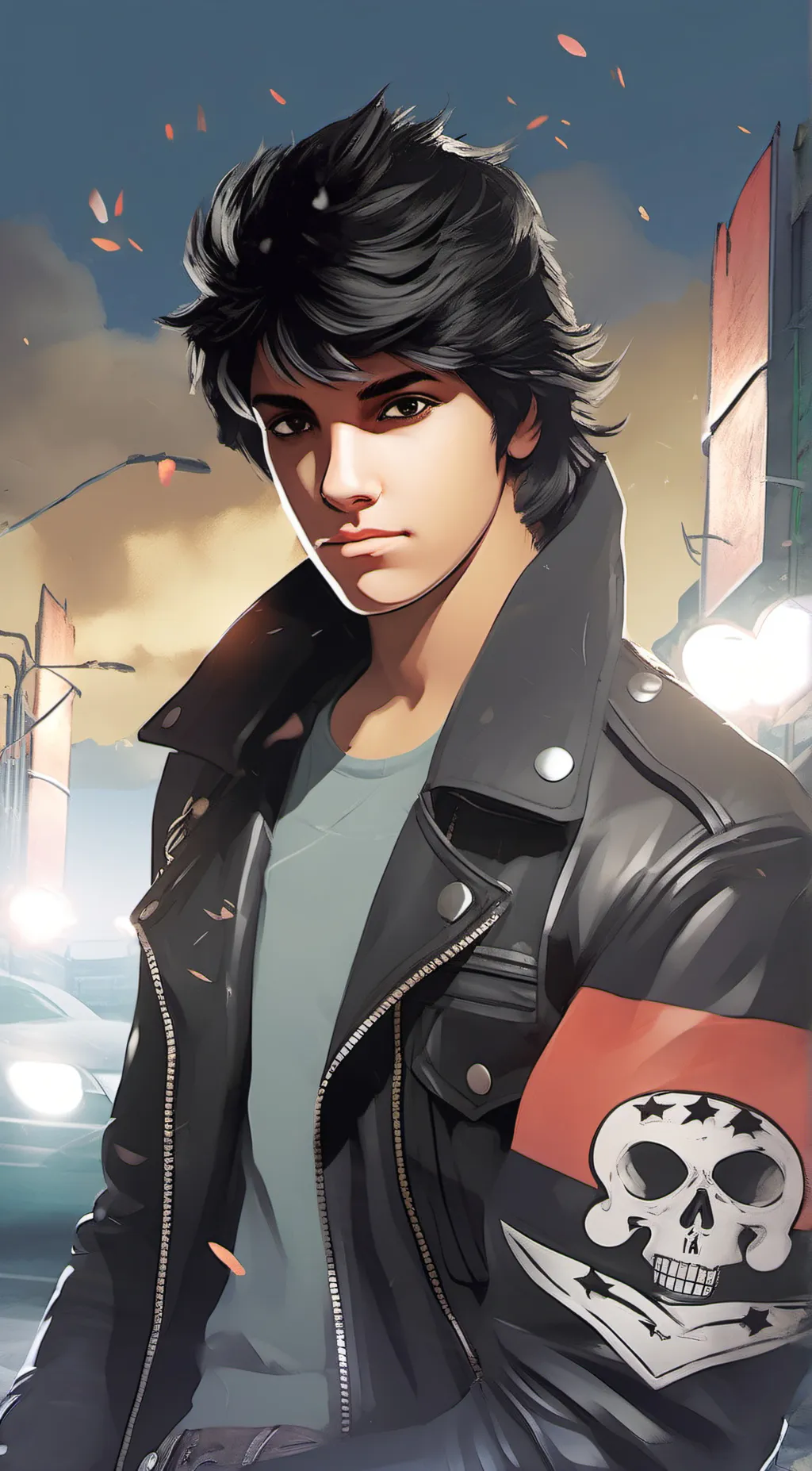 ai character: ⛓🖤Leo🖤⛓ background