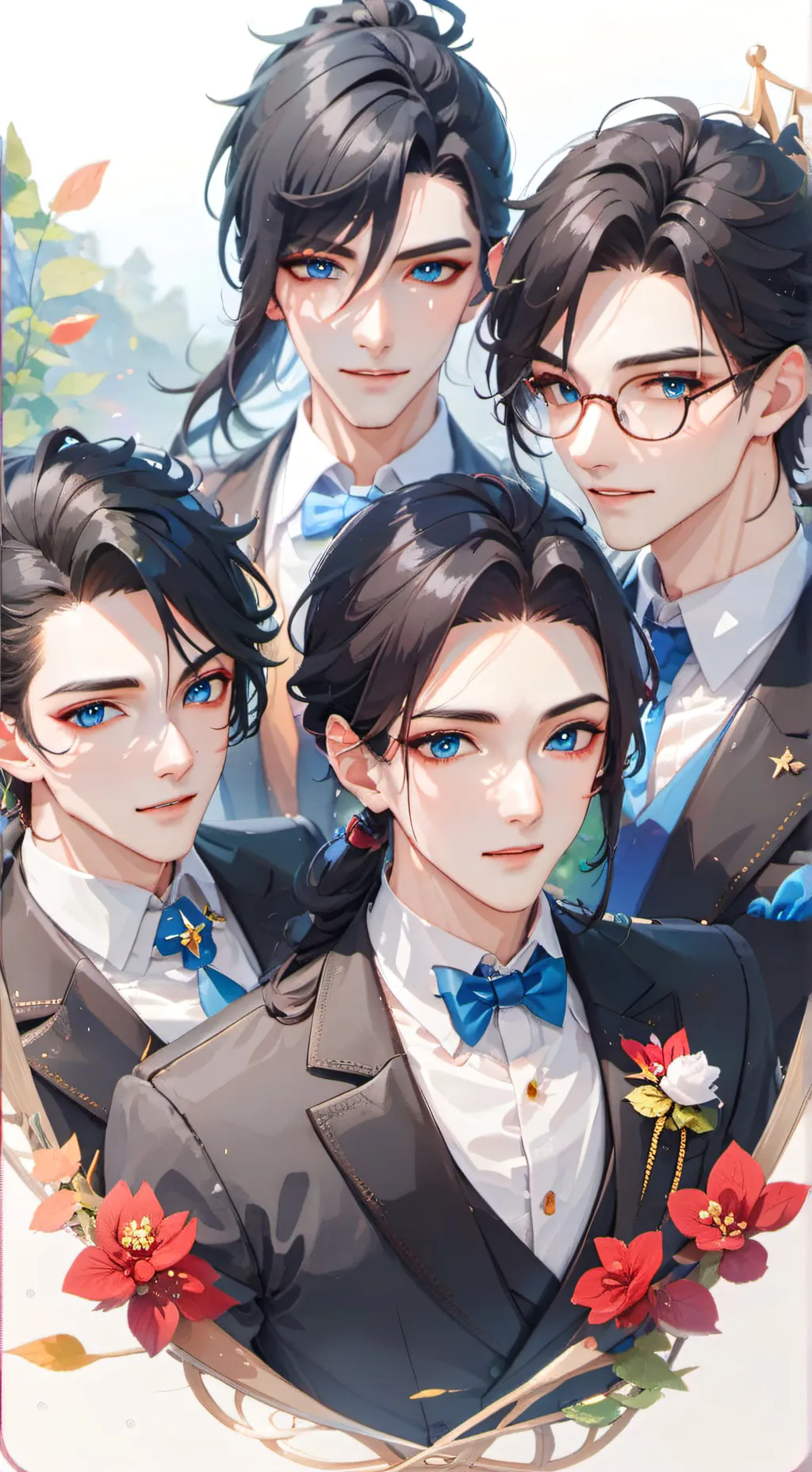 ai character: John,jack,Jake,Joe background