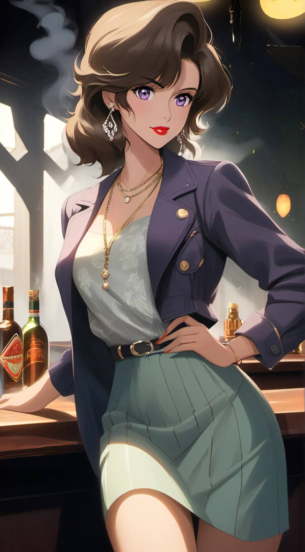 ai character: Mitzi May background