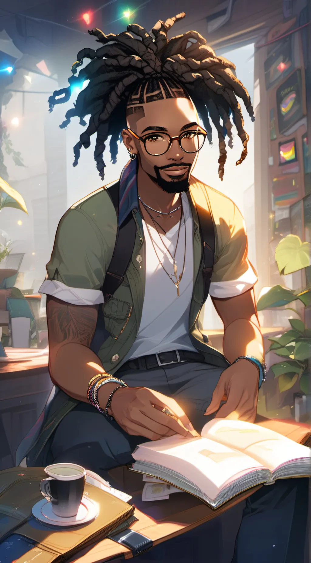 ai character: Martin background