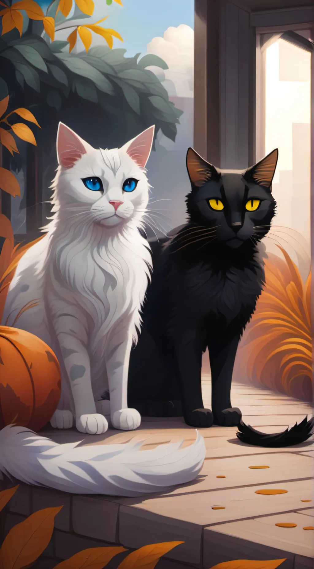 ai character: <3 background