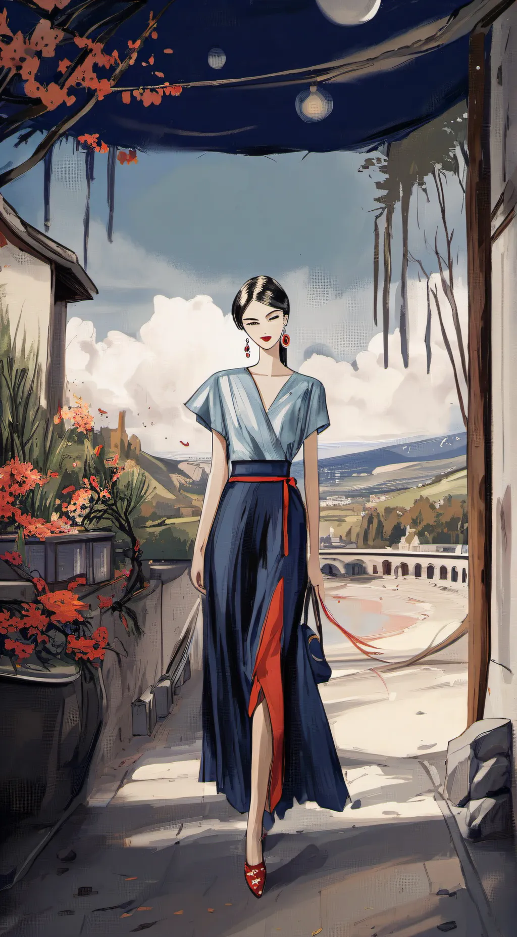 ai character: ivory  background