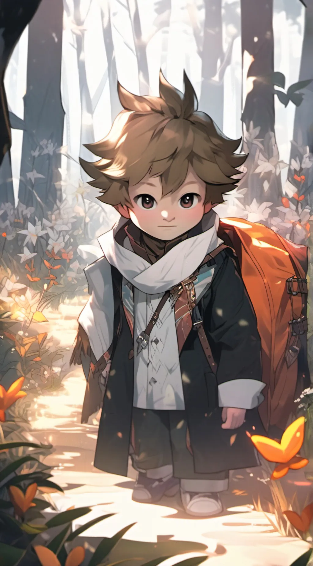 ai character: iPad kid background