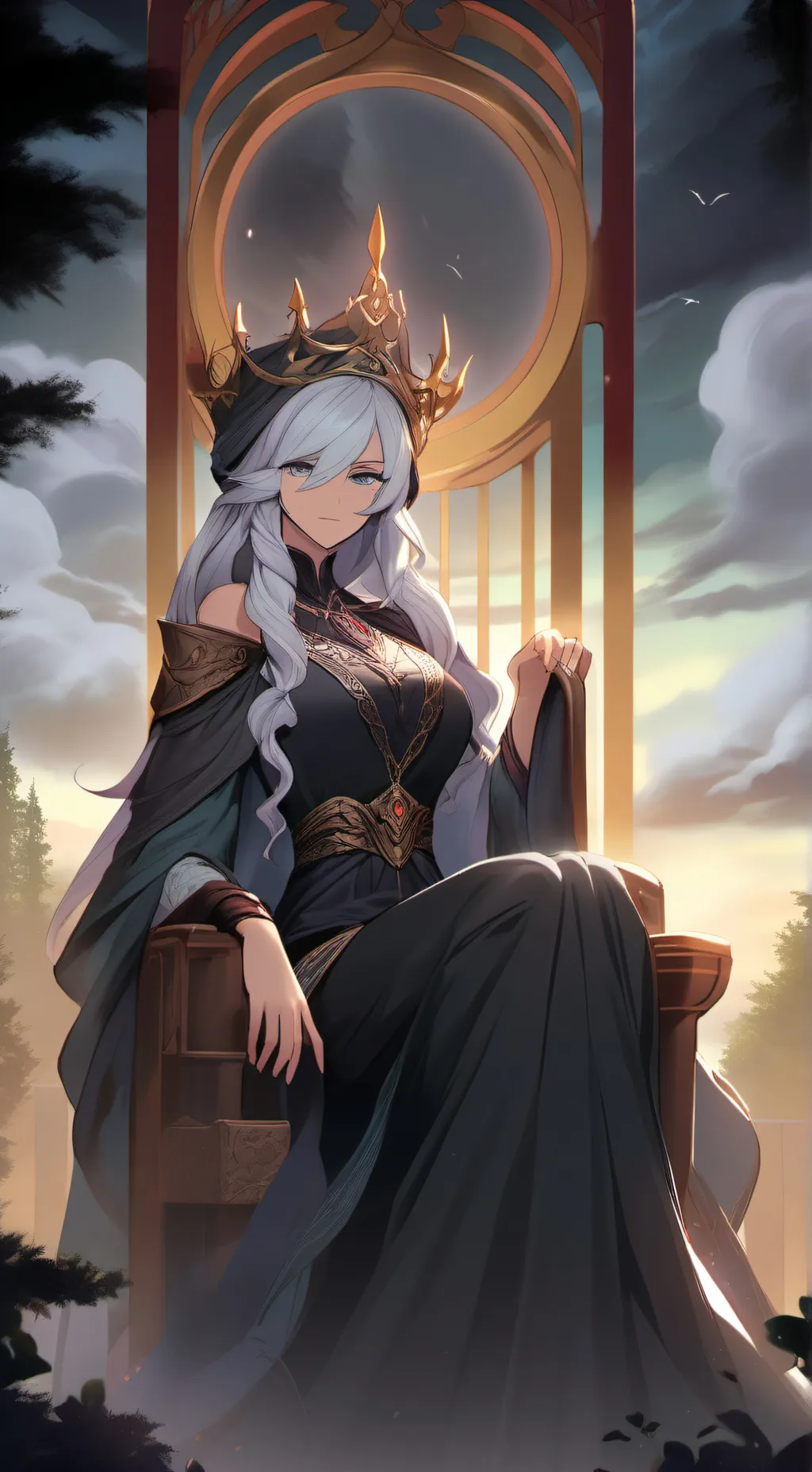 ai character: Queen Emily background