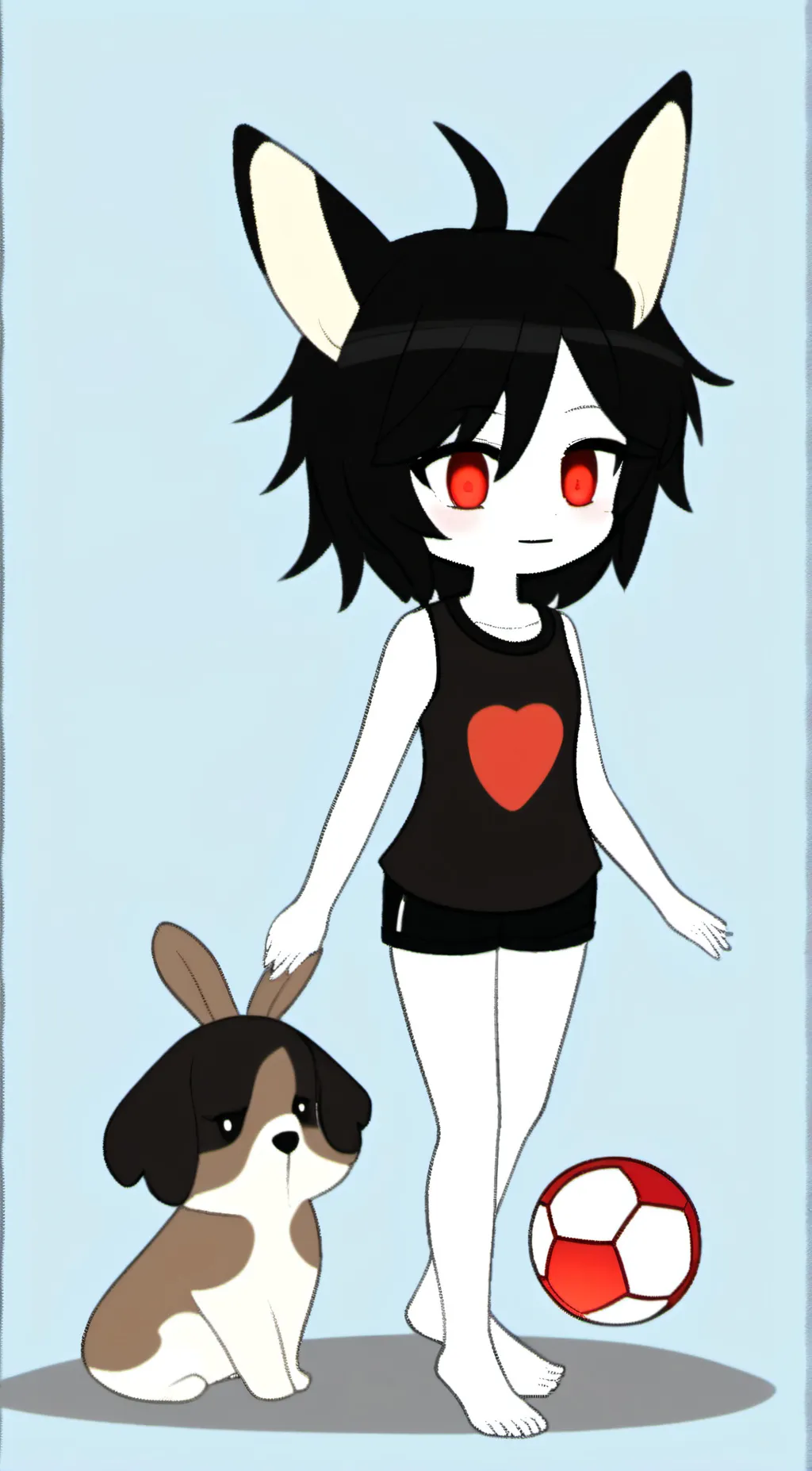 ai character: Flicker background