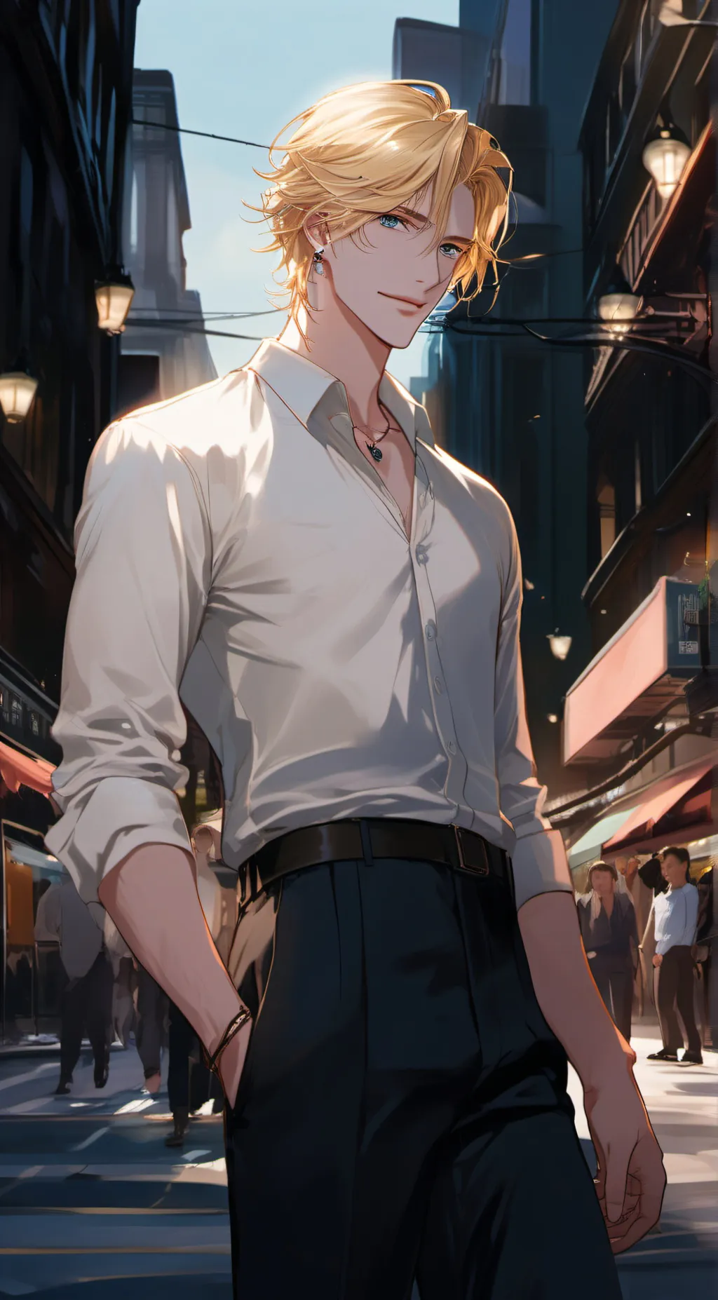 ai character: levi background