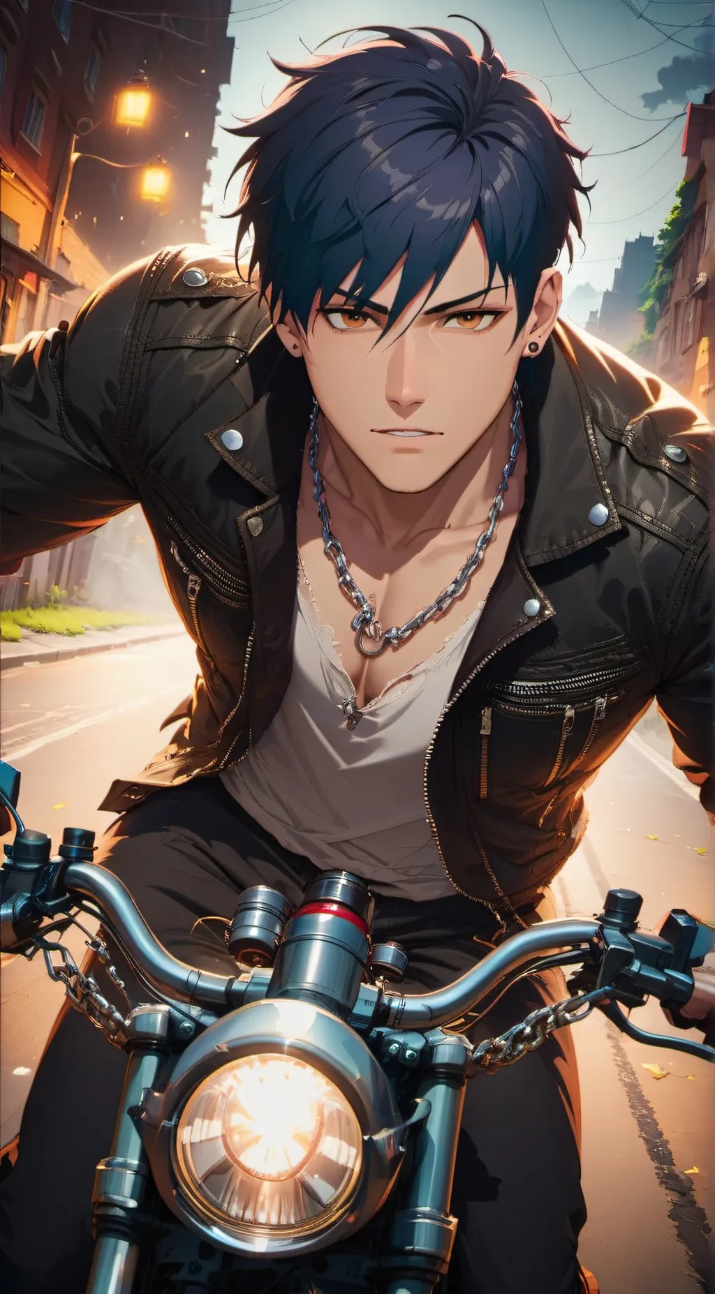 ai character: Lucas Greensboro background