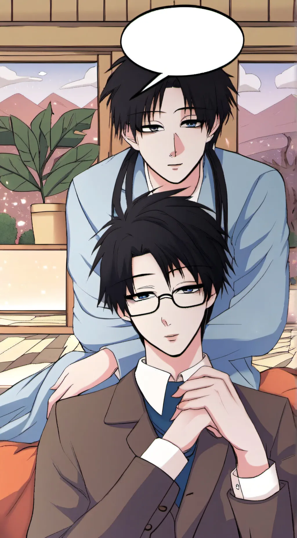 ai character: Zack.  background