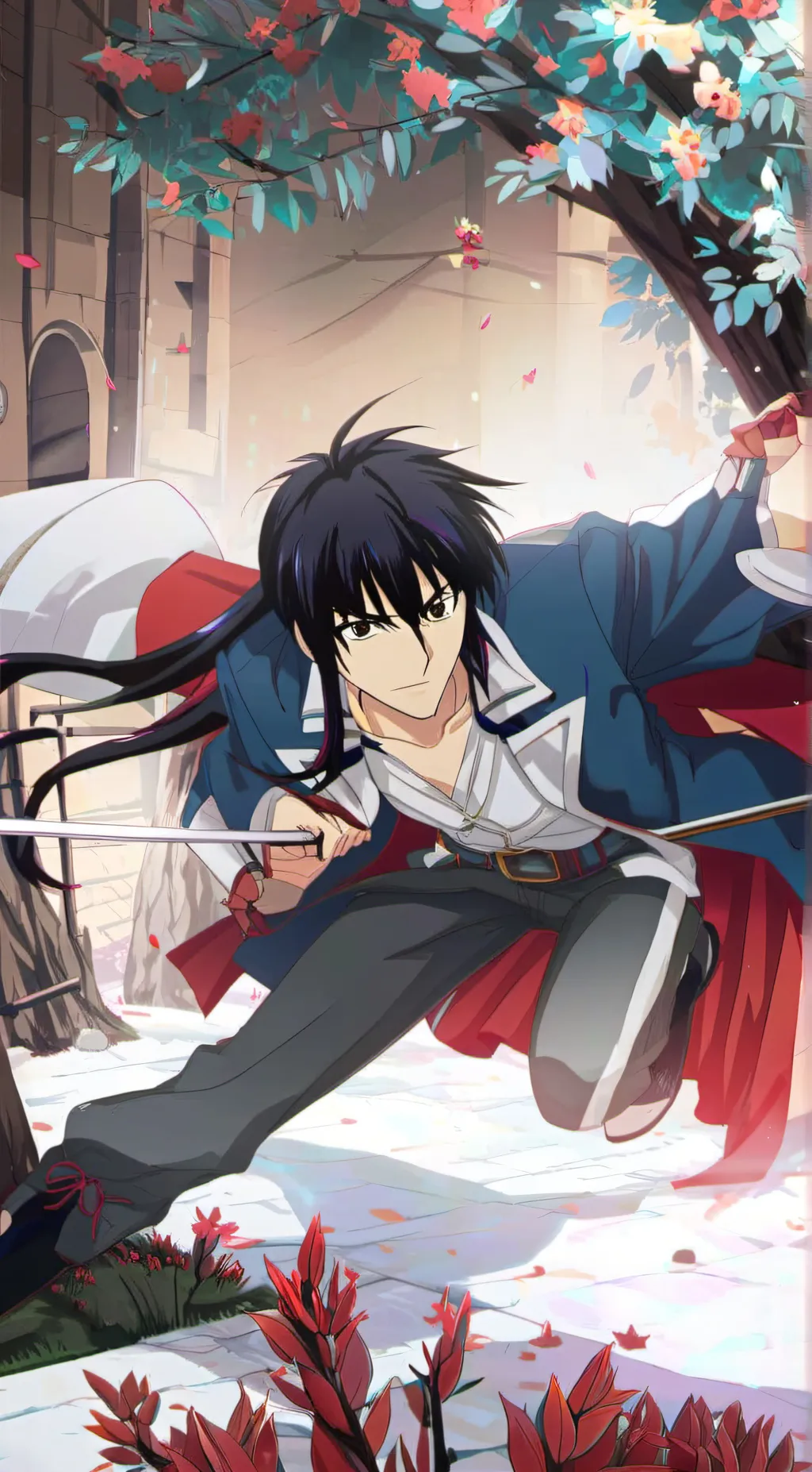 ai character: Hayate background