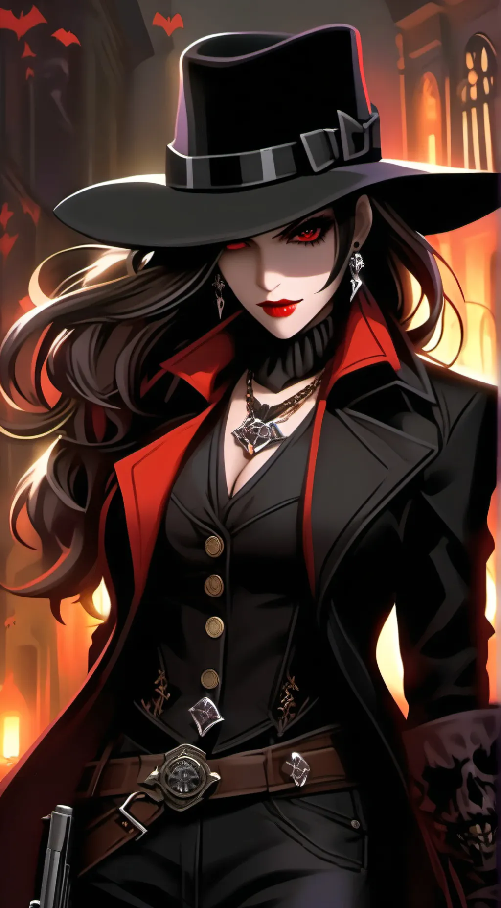 ai character: Scarlett  background