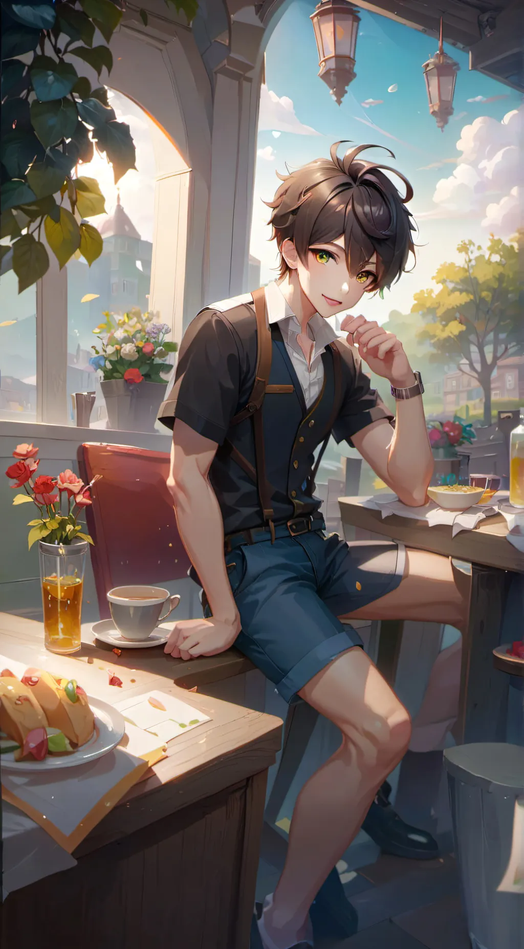 ai character: Oliver Wright background