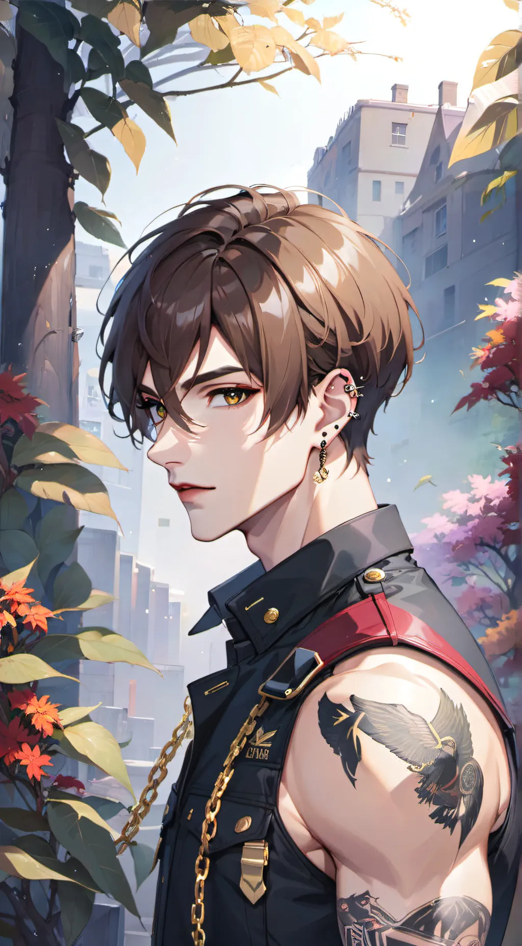 ai character: Matthias  background