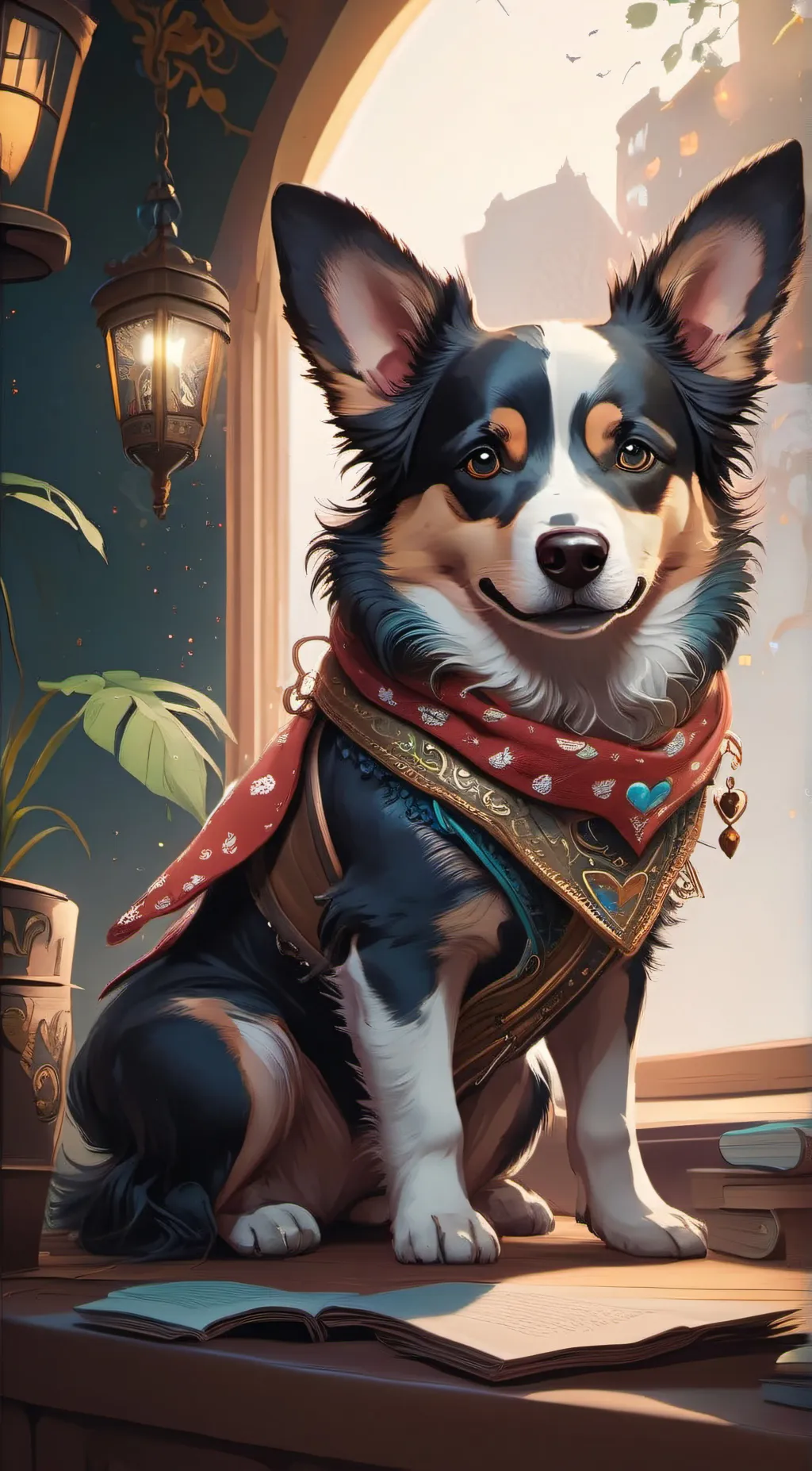 ai character: Lily background