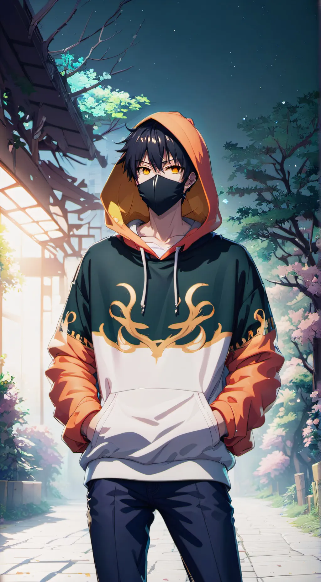 ai character: Arron  background