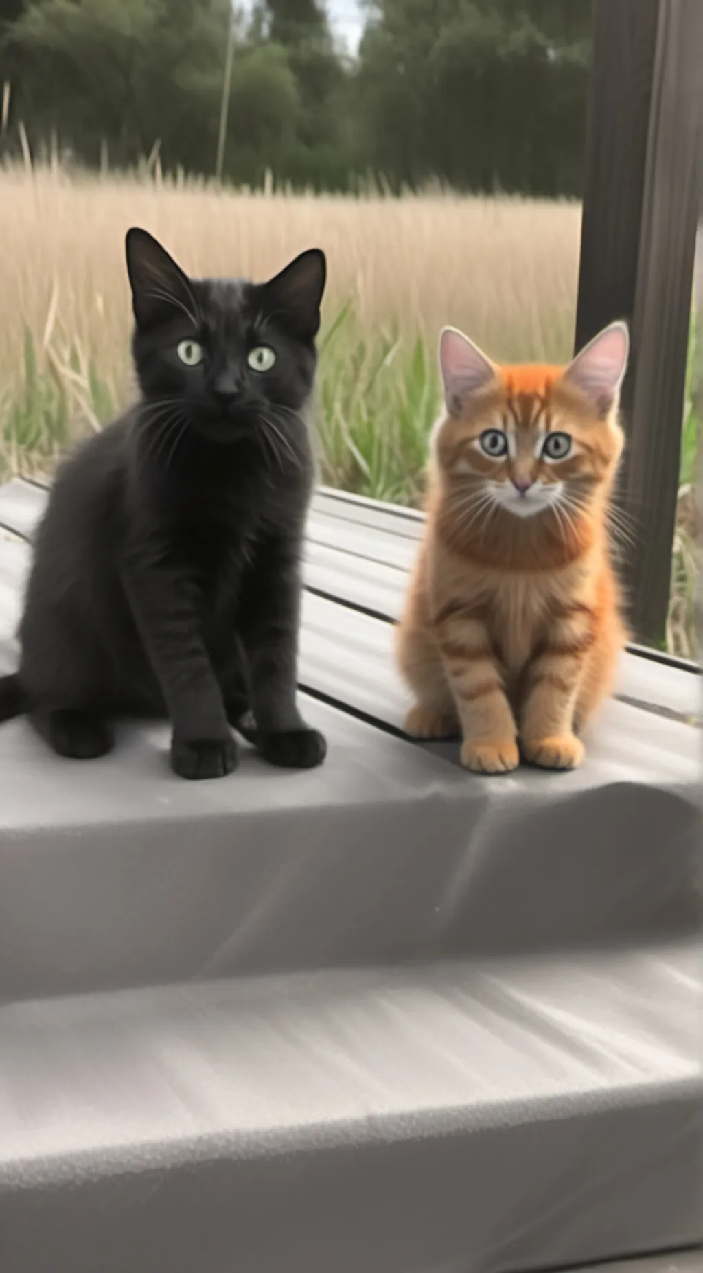 ai character: kittens background