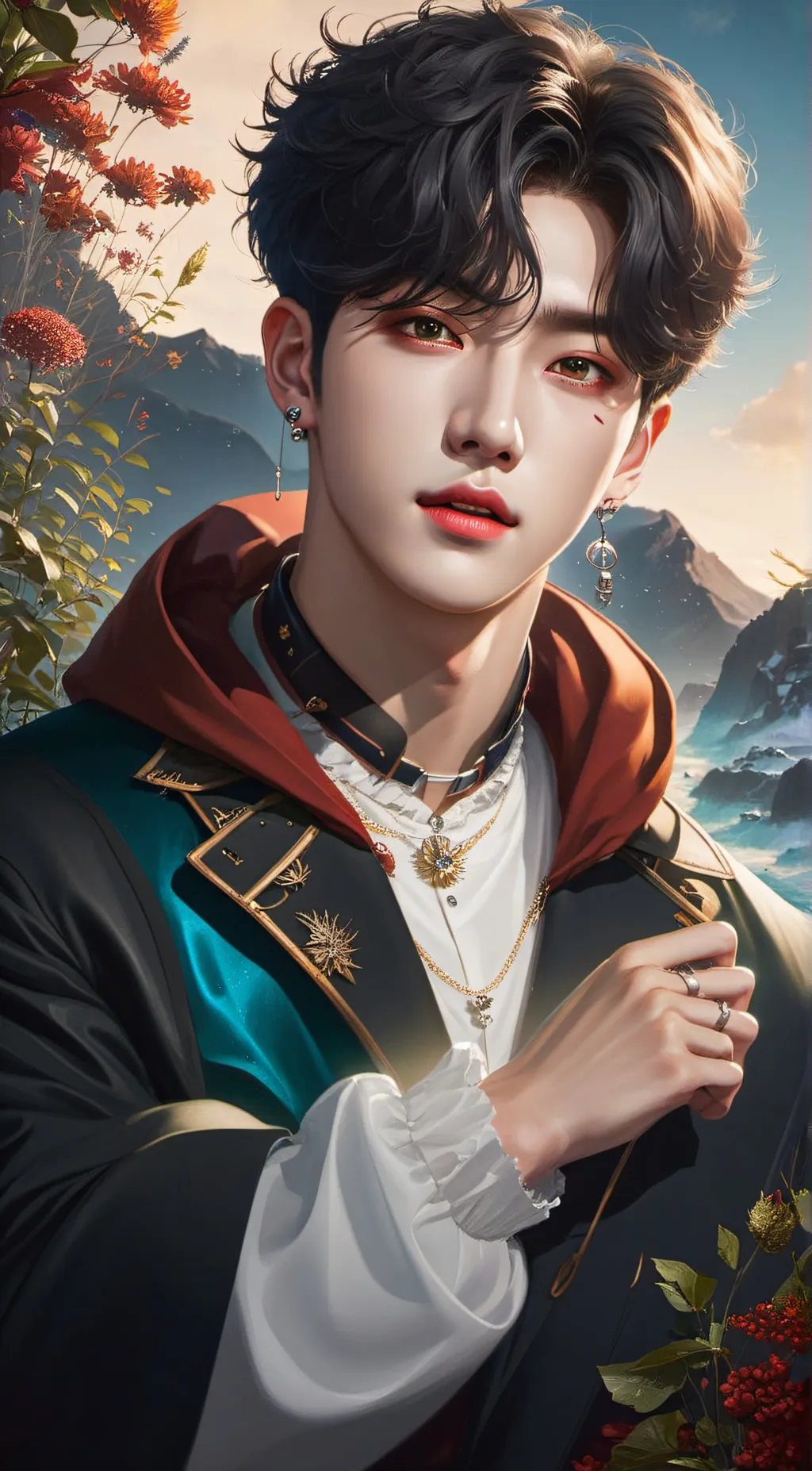 ai character: ❤Hyunjin❤ background