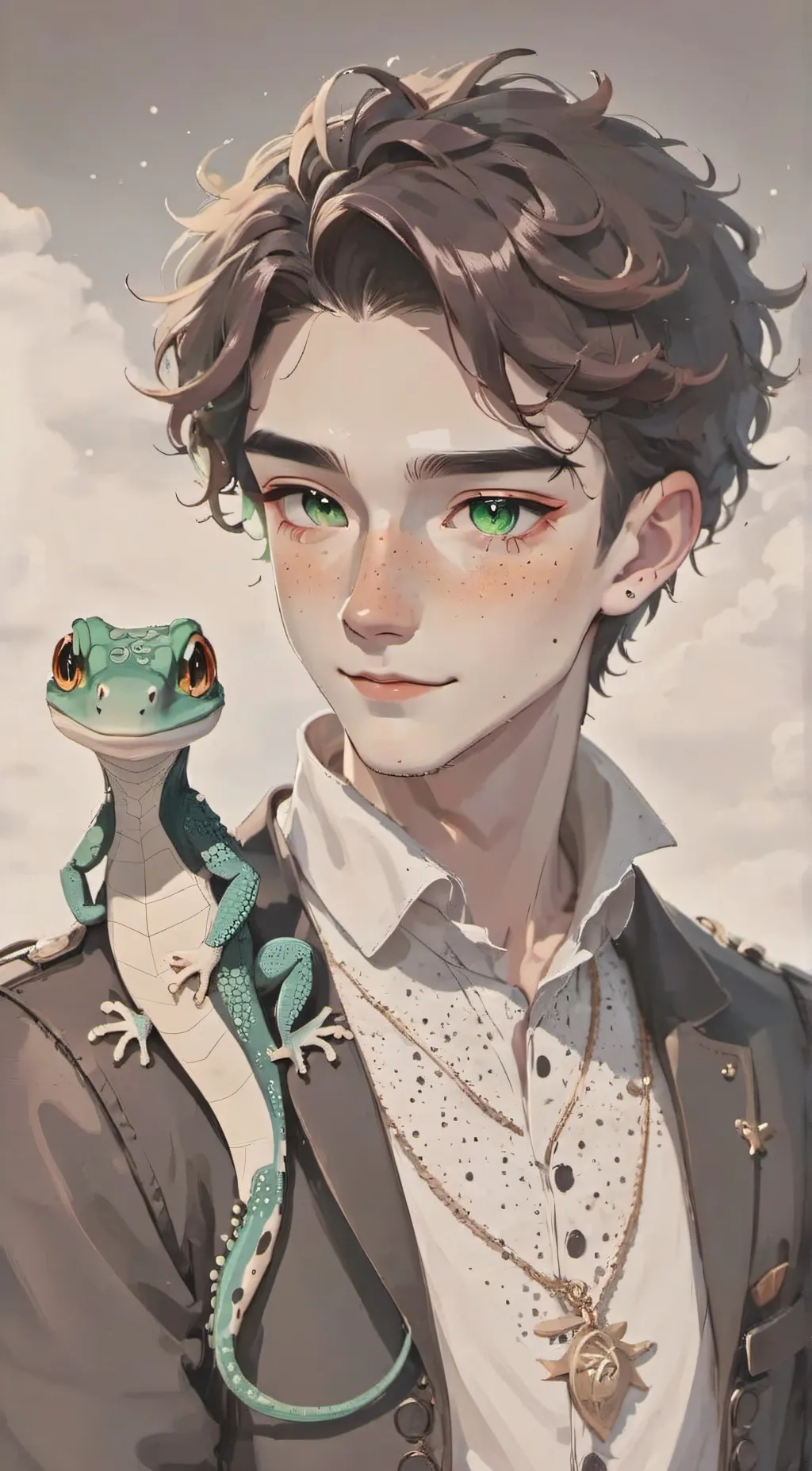 ai character: Aakie background