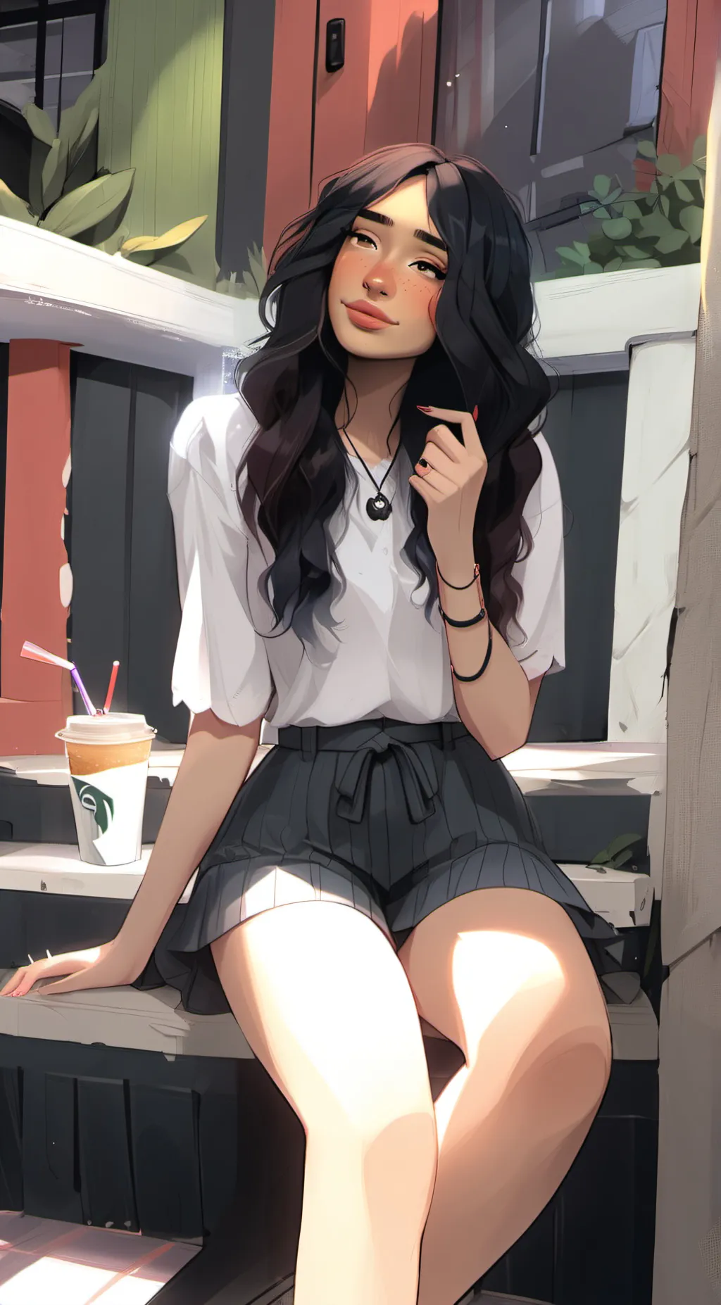 ai character: Lily background