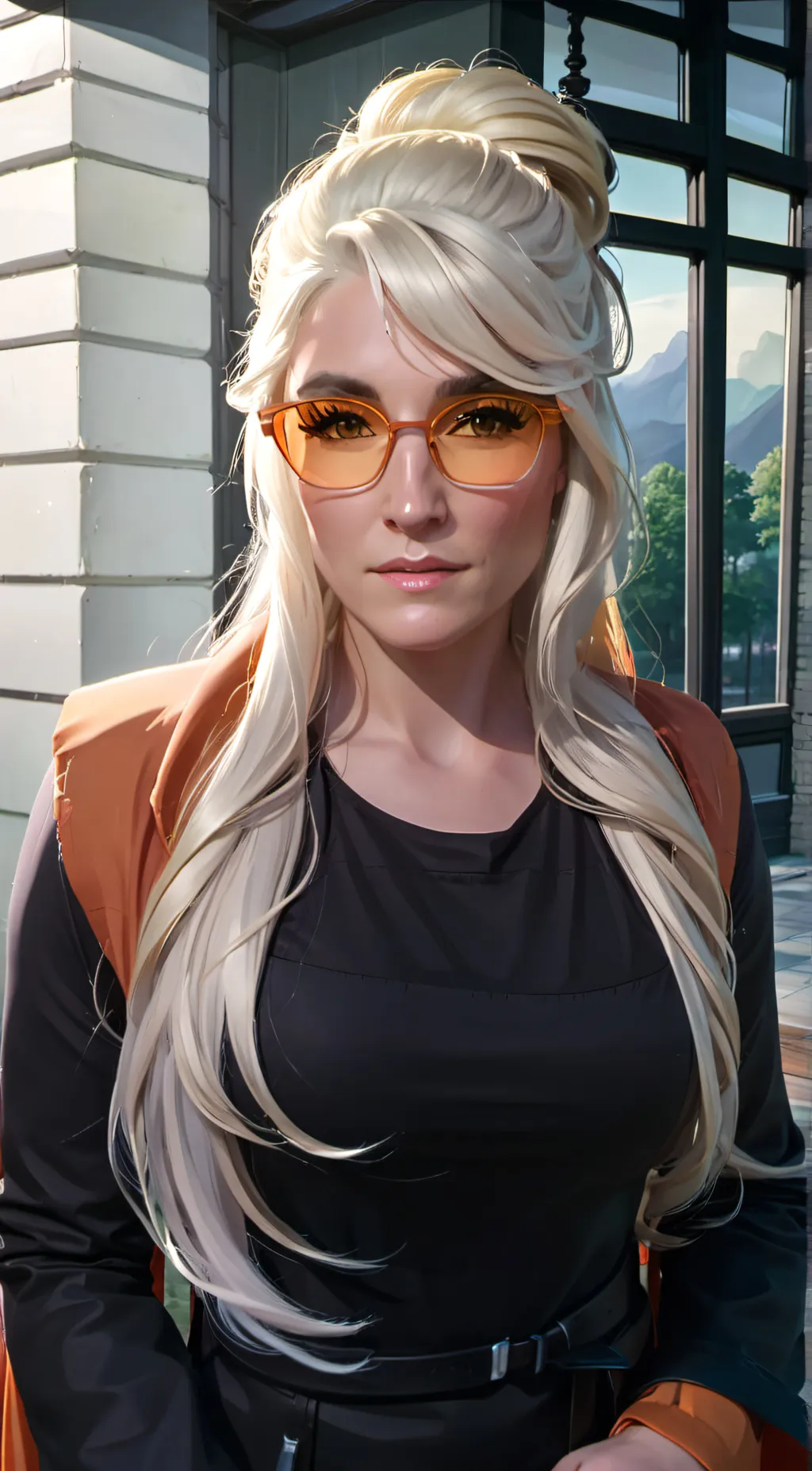 ai character: Ms. background