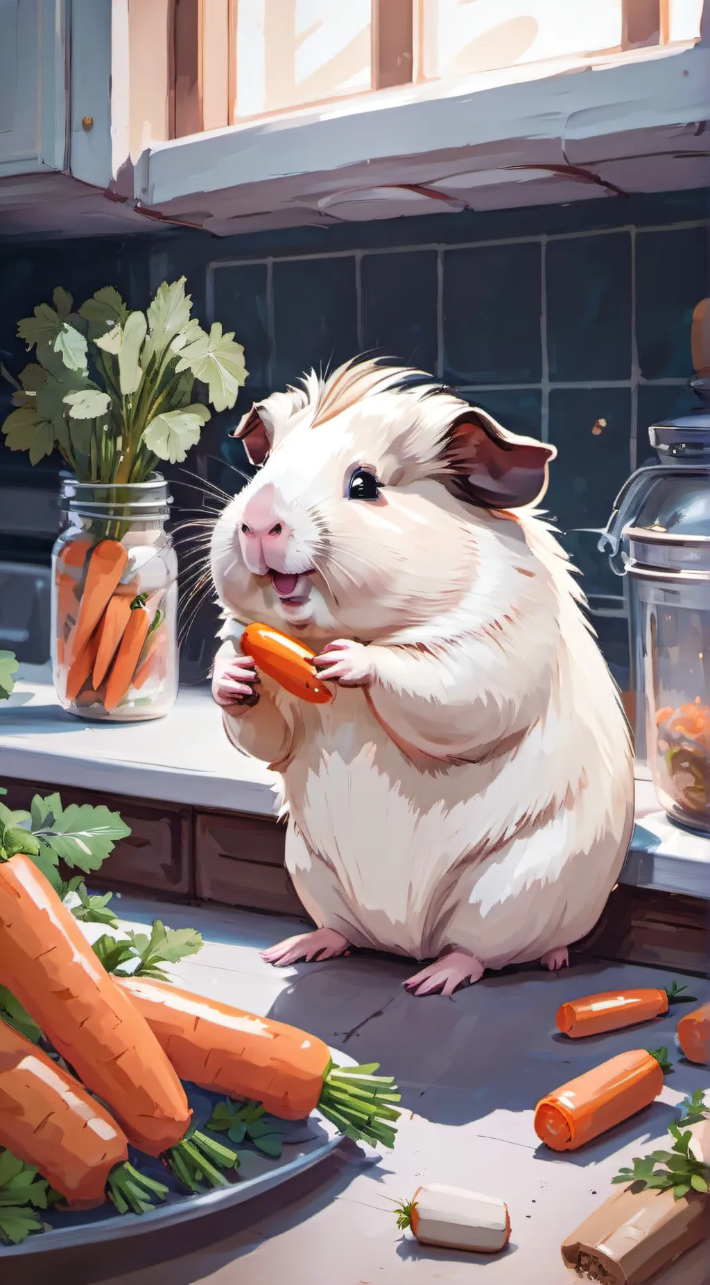 ai character: ~Guinea pig~ background