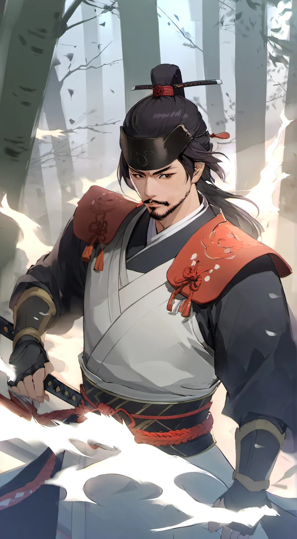 ai character: Jin Sakai background