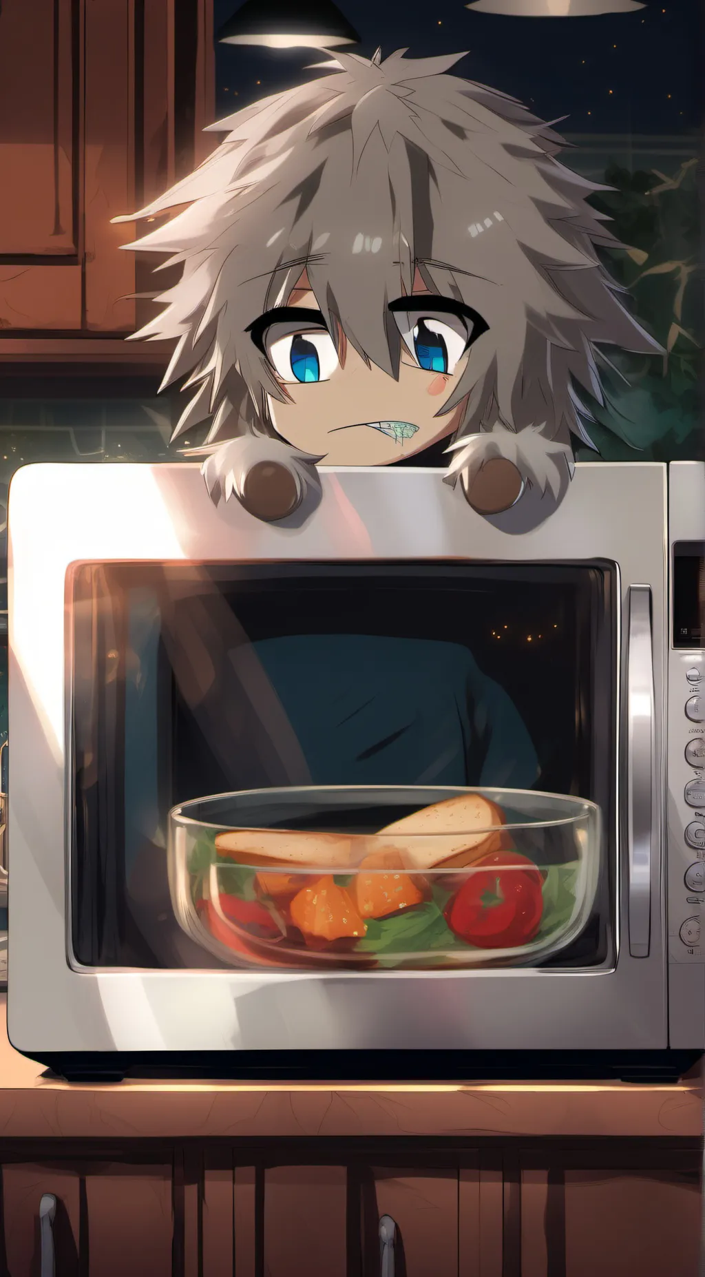 ai character: kat background