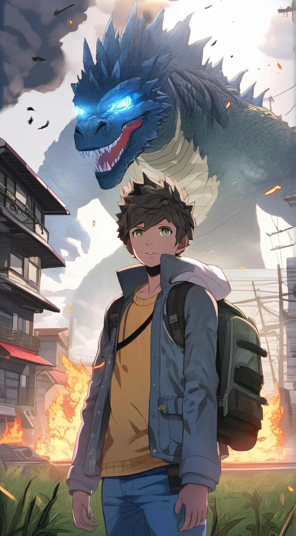 ai character: goji 2025 background