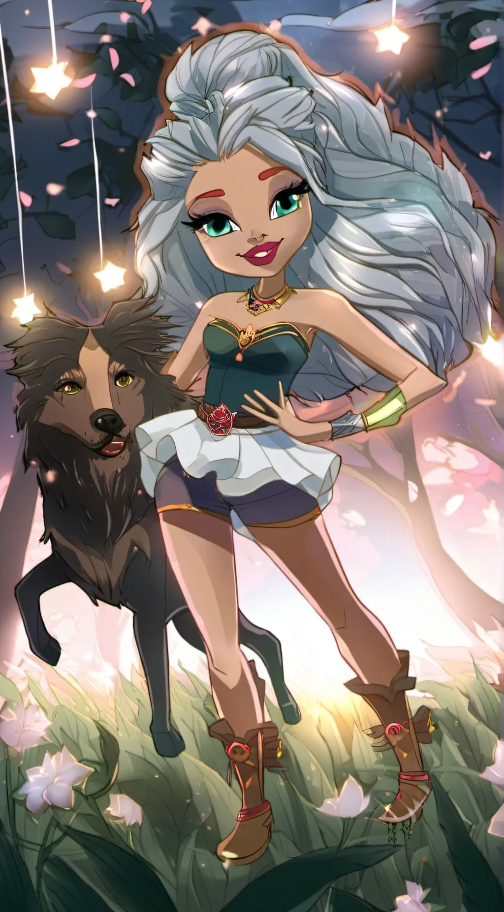 ai character: Emma  background