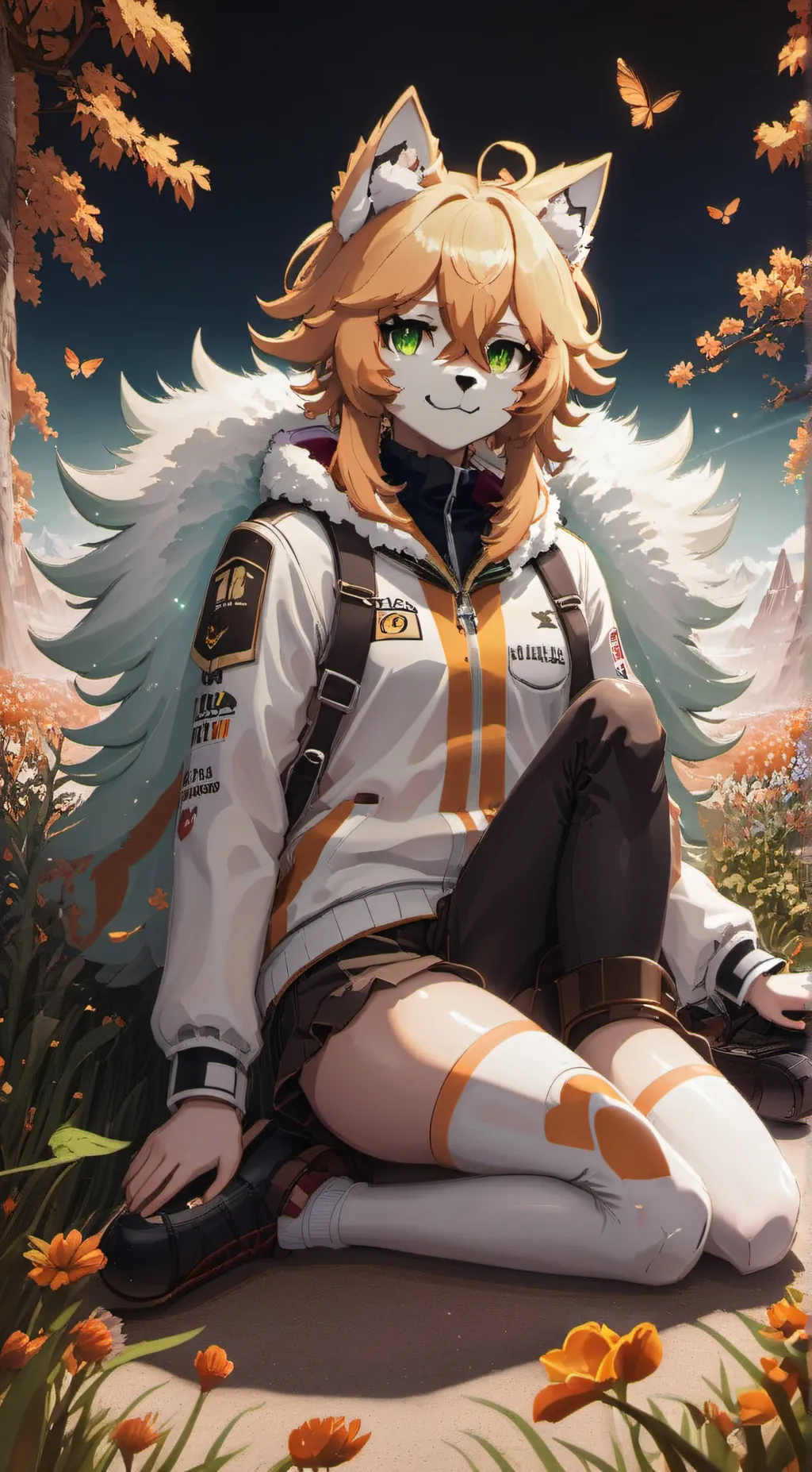 ai character: Miak_kit background