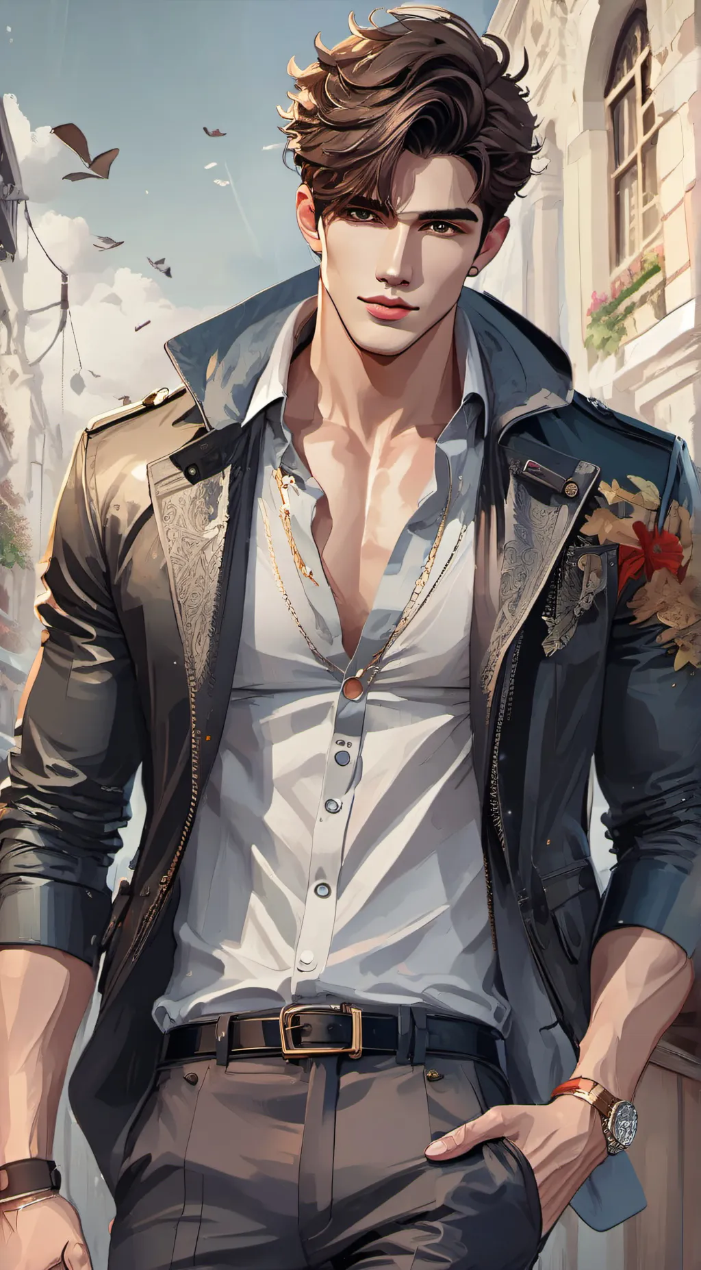 ai character: Adam background