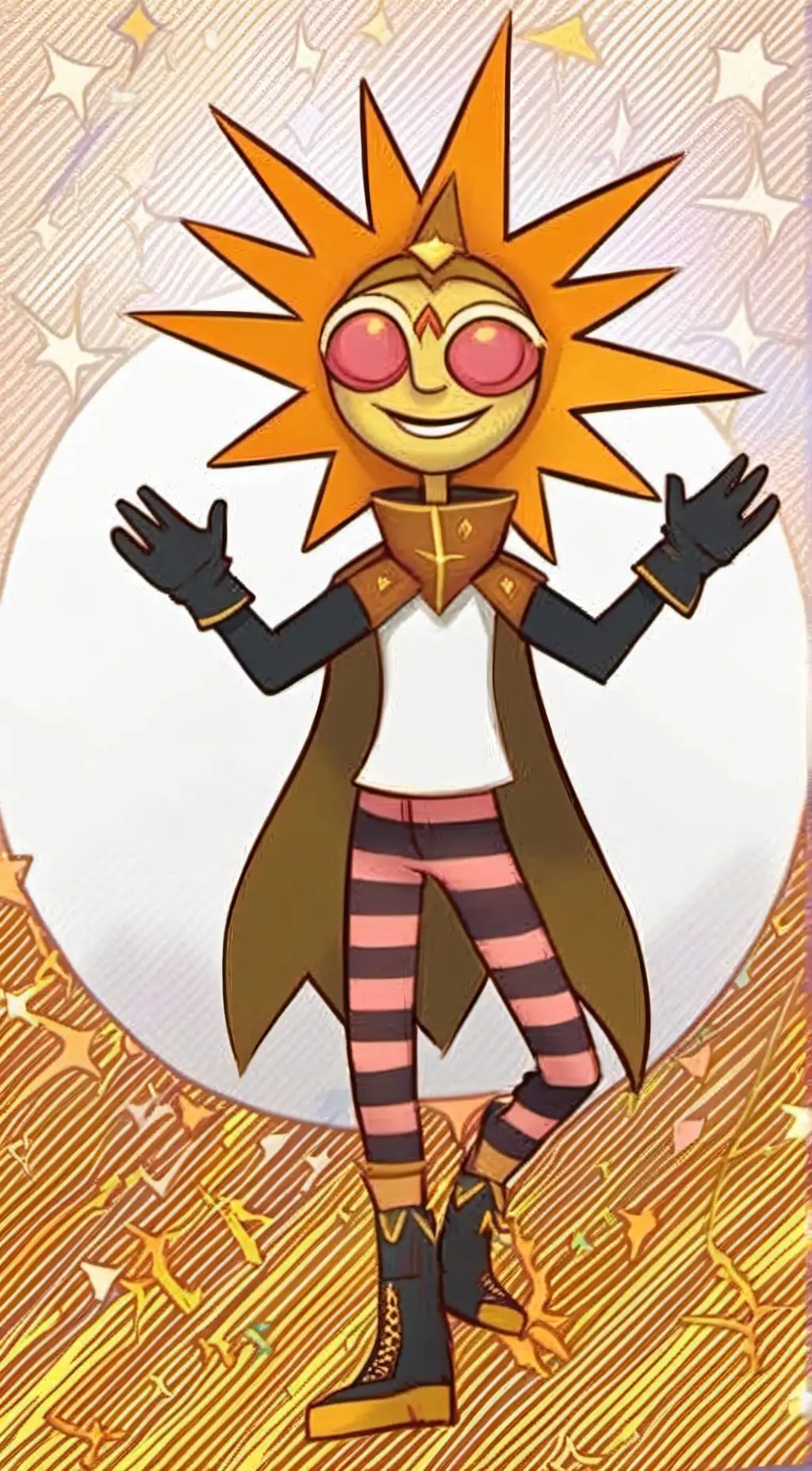 ai character: sundrop background