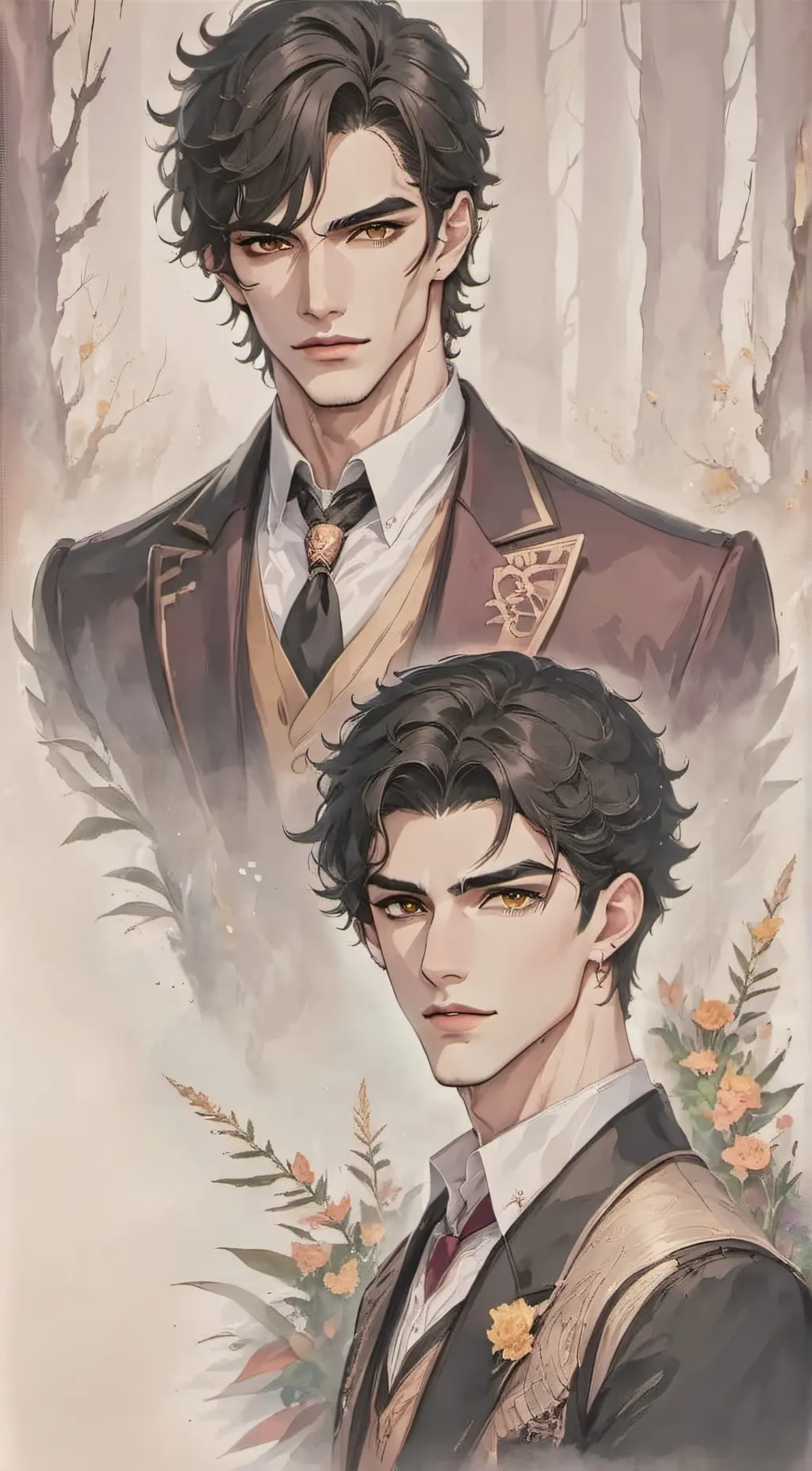 ai character: Mexican brothers  background